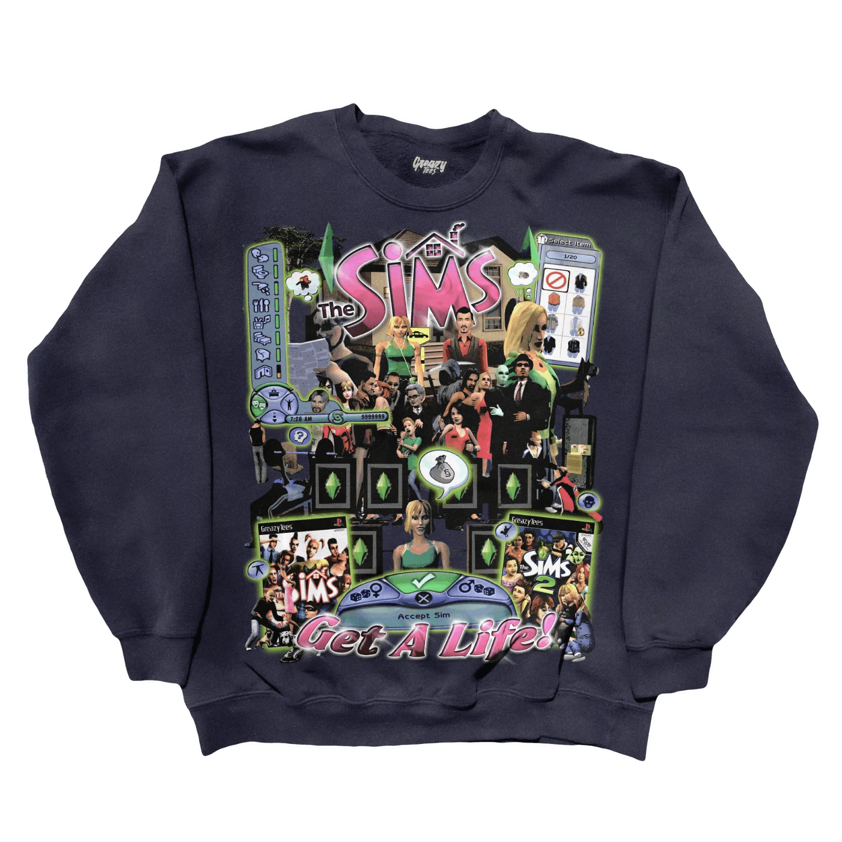 The Sims Sweatshirt - Greazy Tees