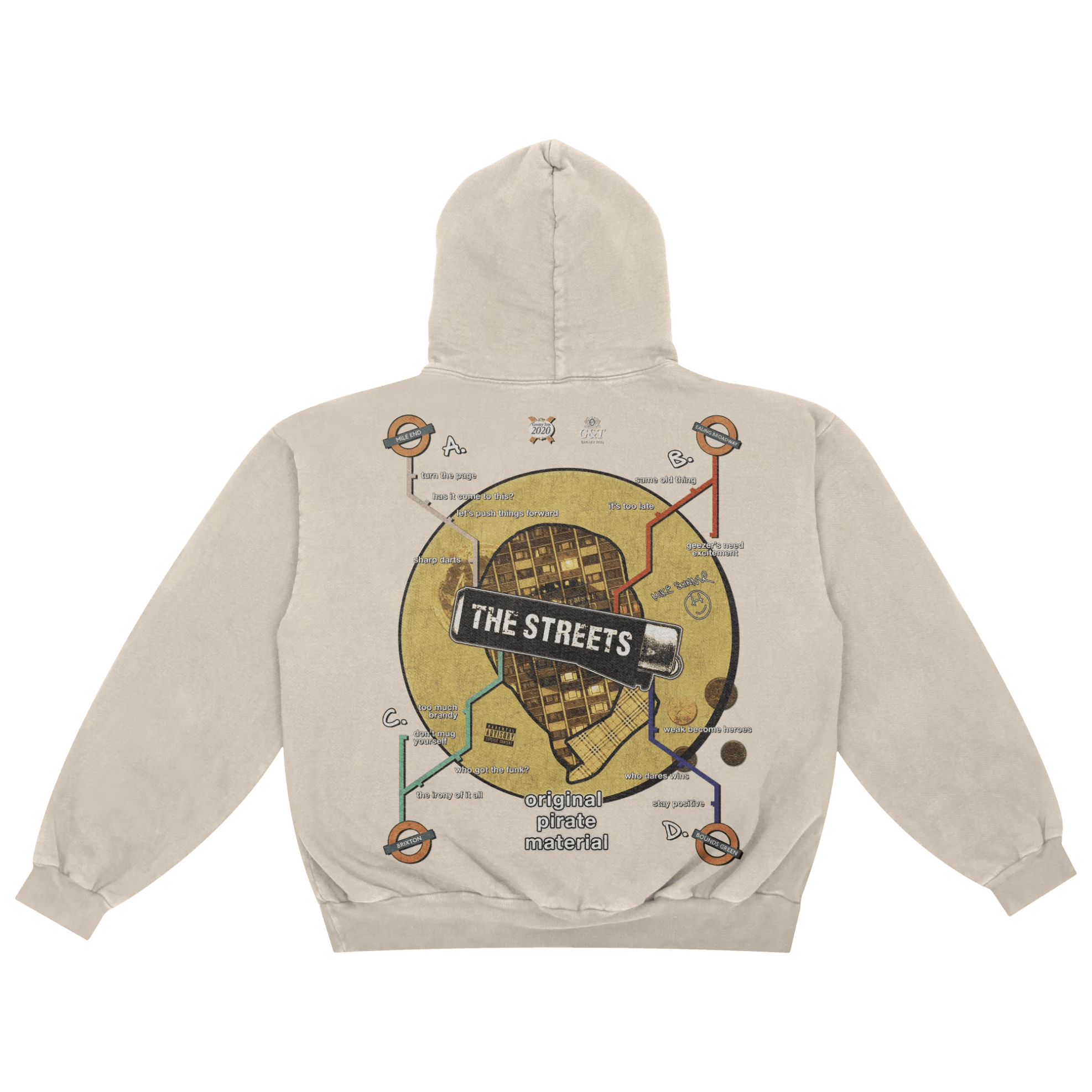 The Streets Original Pirate Material Hoody - Greazy Tees