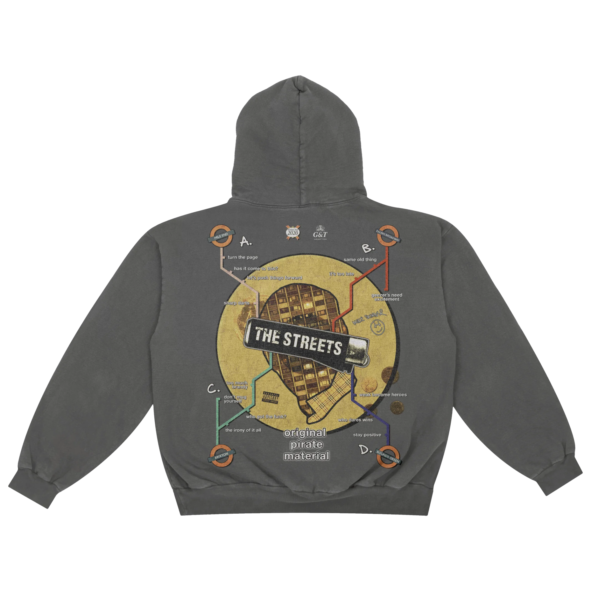 The Streets Original Pirate Material Hoody - Greazy Tees