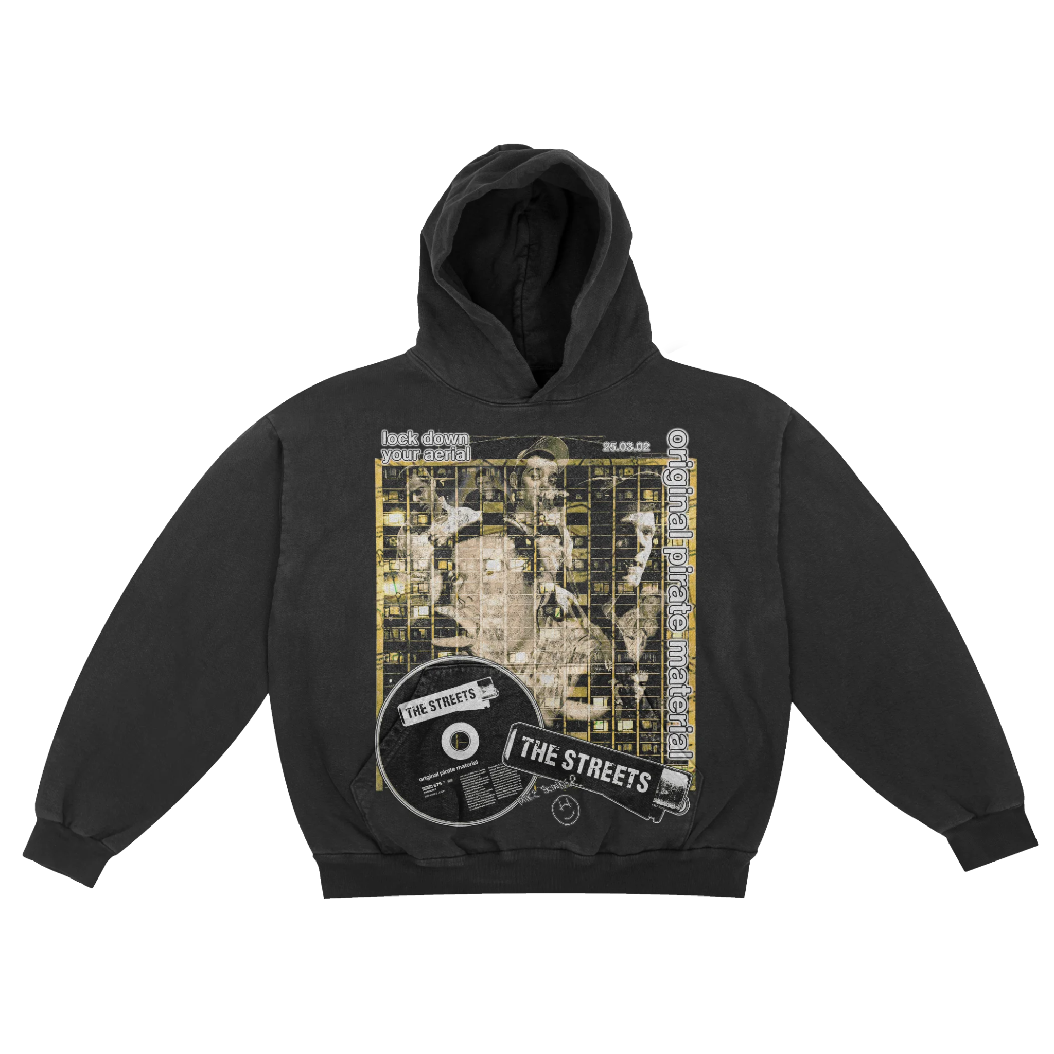 The Streets Original Pirate Material Hoody - Greazy Tees
