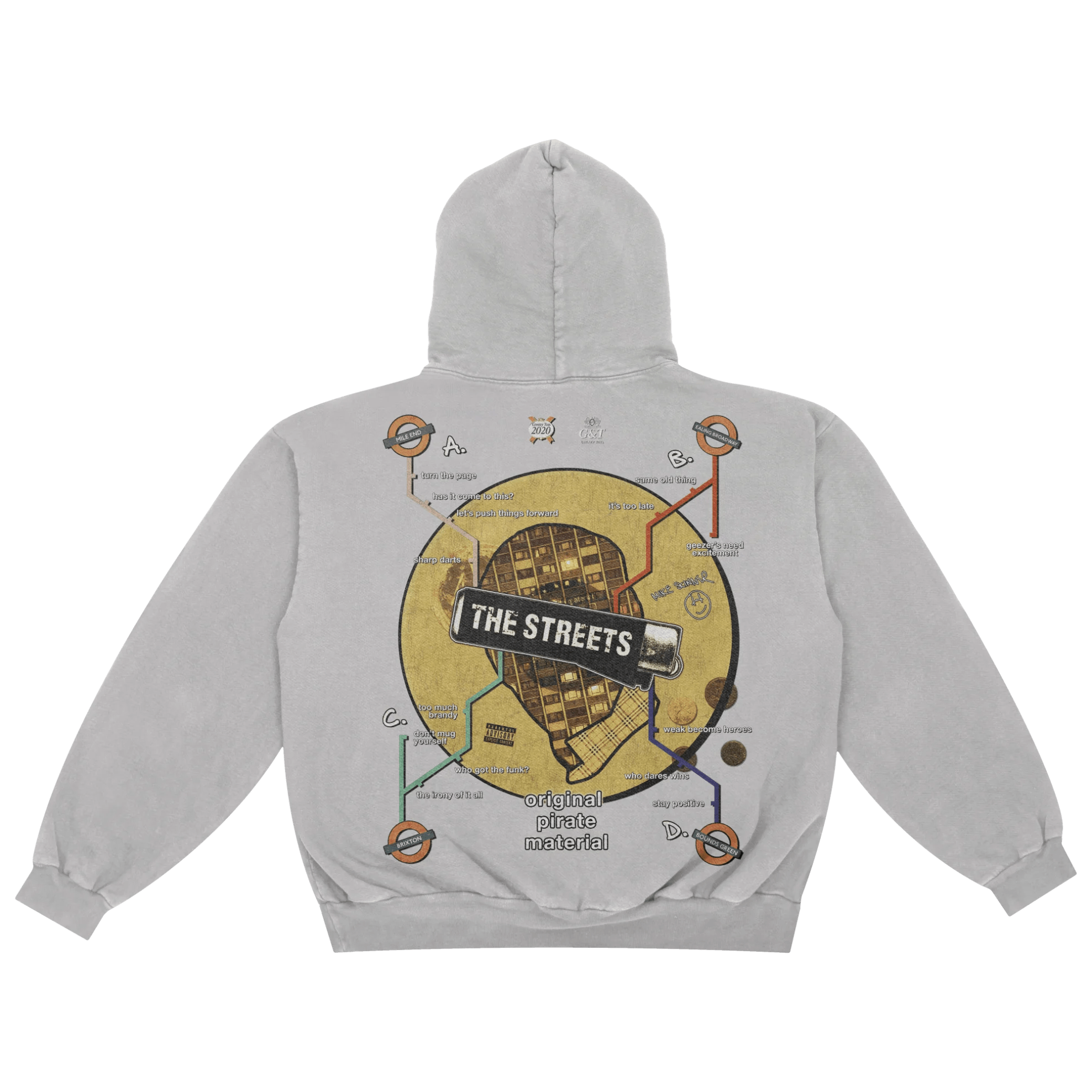 The Streets Original Pirate Material Hoody - Greazy Tees