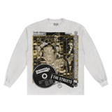 The Streets Original Pirate Material Long Sleeved Tee - Greazy Tees