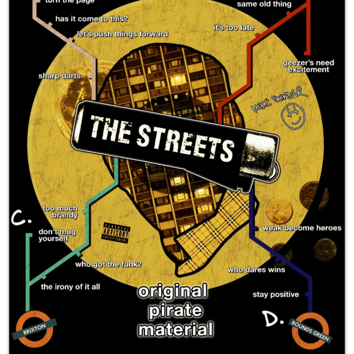 The Streets Original Pirate Material Poster - Greazy Tees