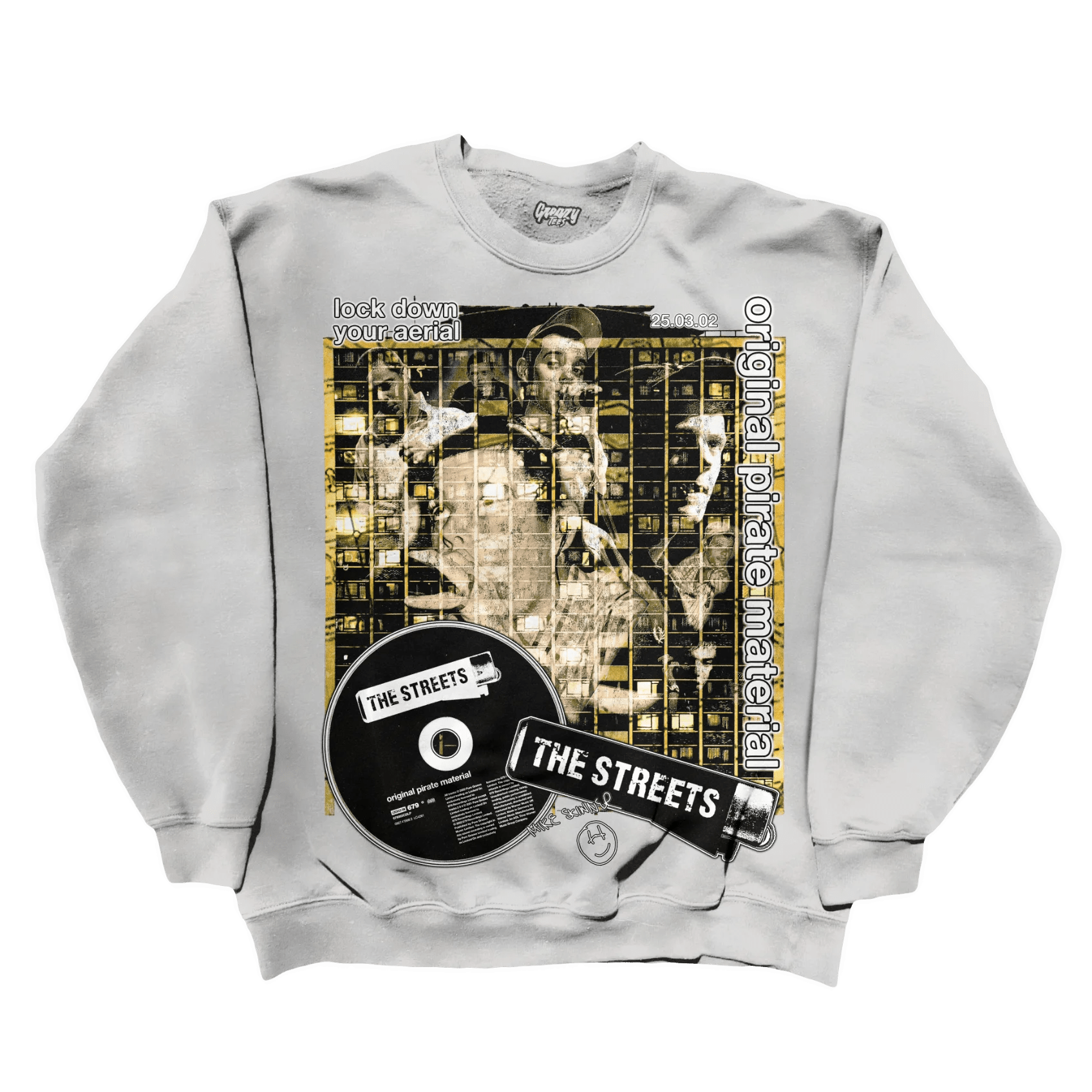 The Streets Original Pirate Material Sweatshirt - Greazy Tees