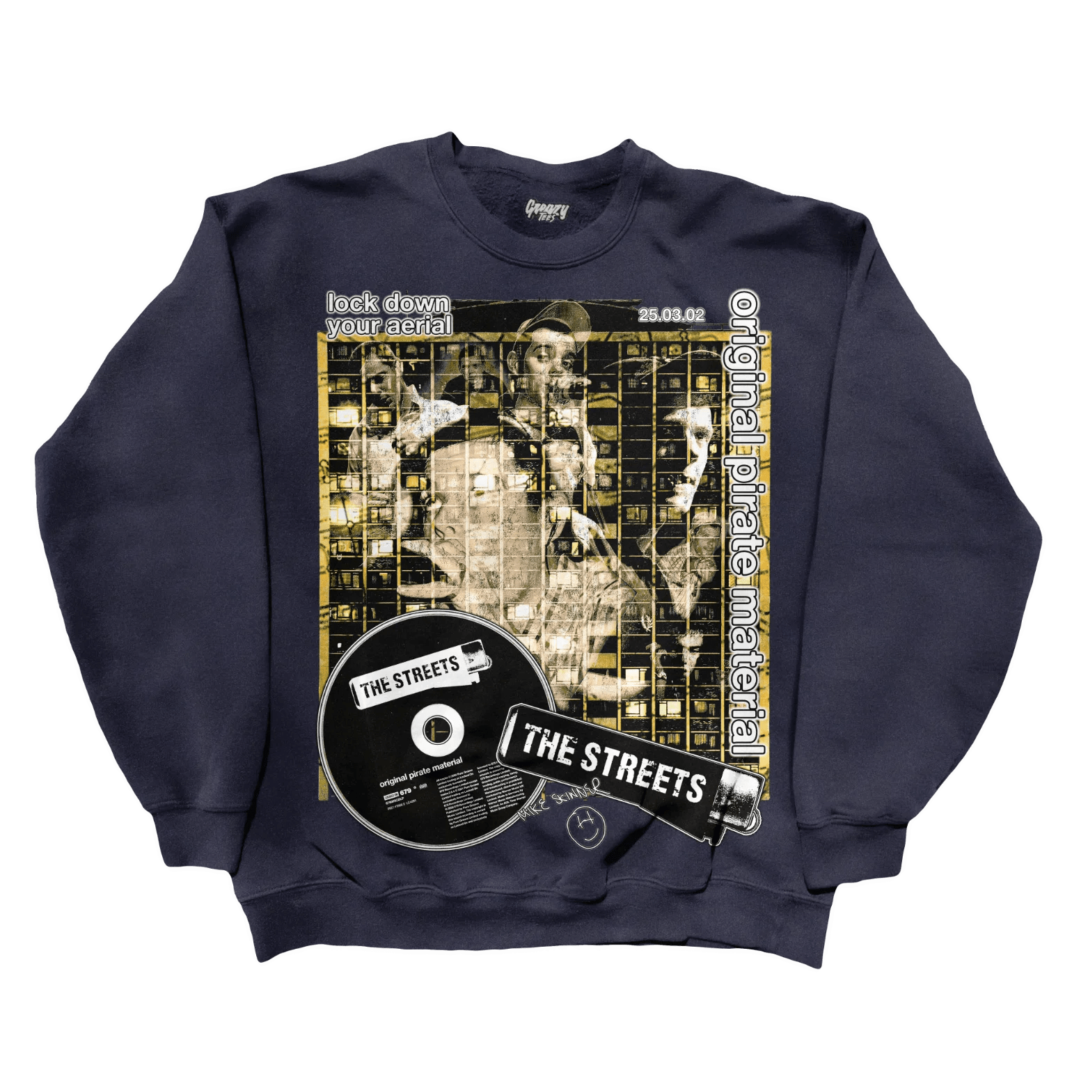 The Streets Original Pirate Material Sweatshirt - Greazy Tees