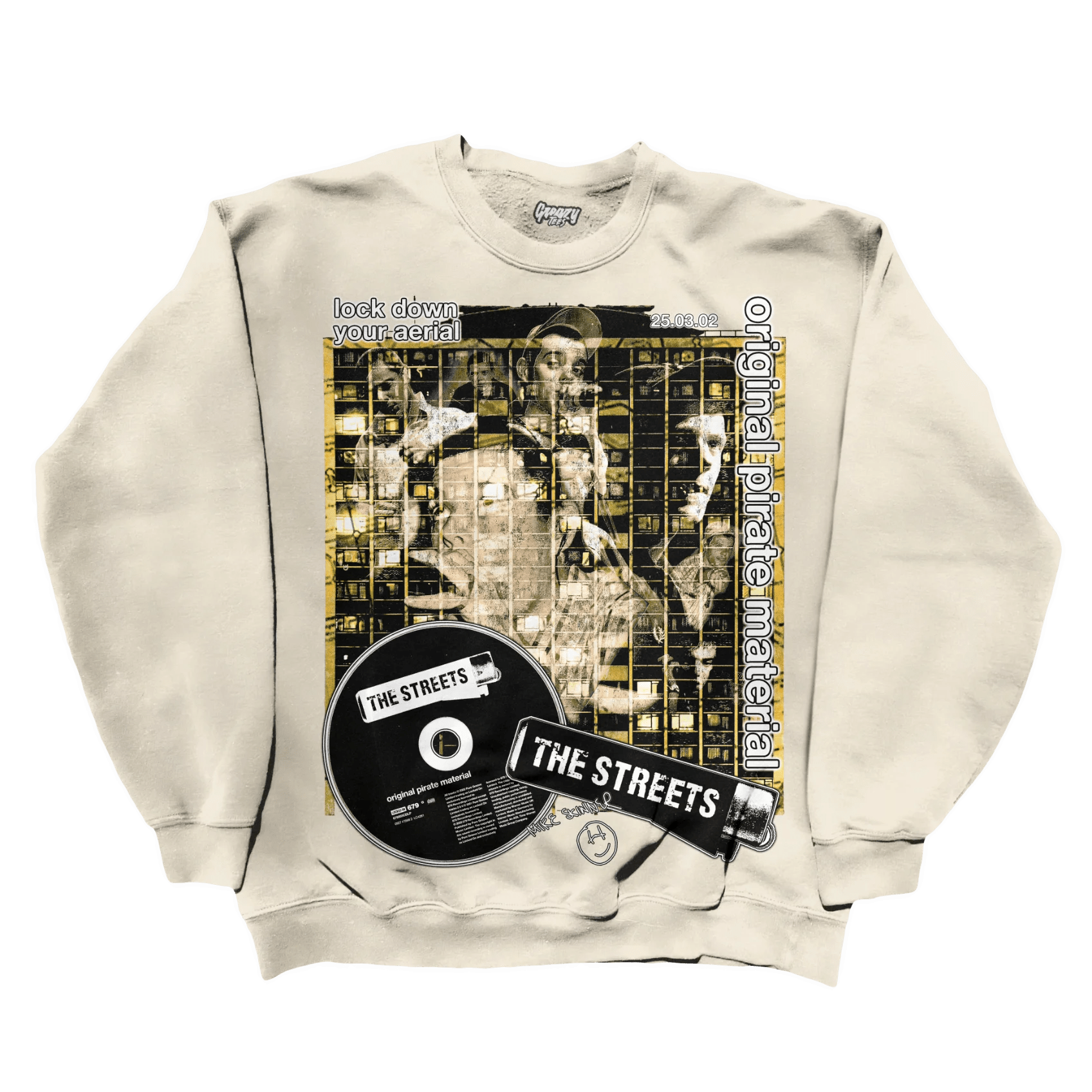 The Streets Original Pirate Material Sweatshirt - Greazy Tees