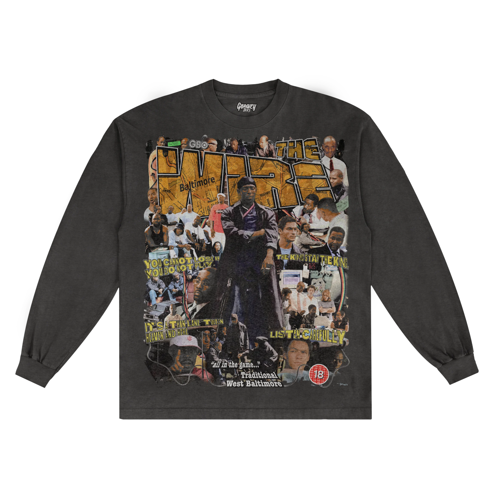 The Wire Season 1 Long Sleeved Tee - Greazy Tees