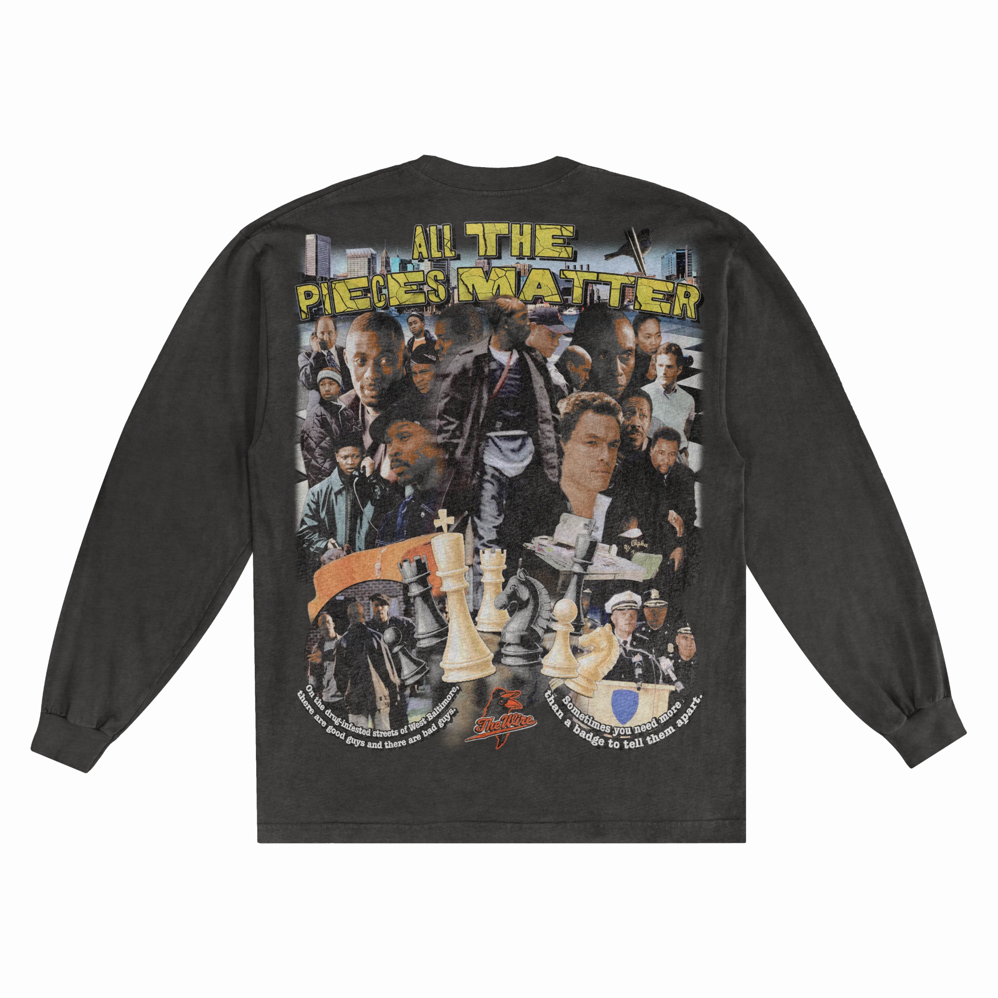 The Wire Season 1 Long Sleeved Tee - Greazy Tees