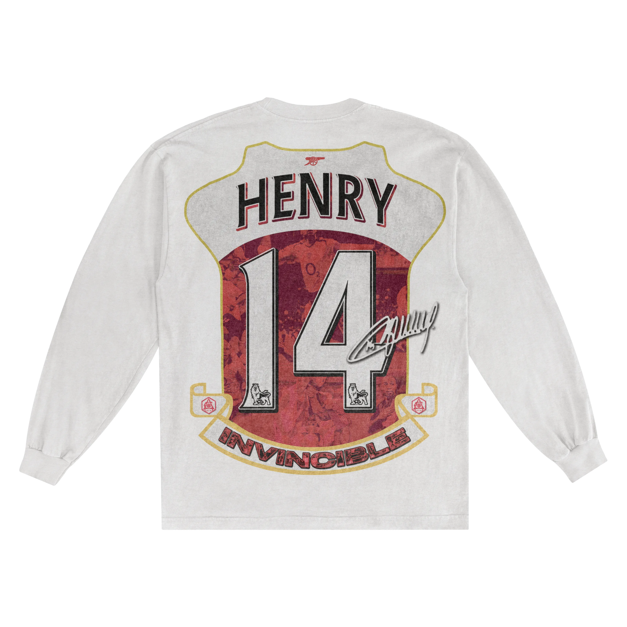 Thierry Henry Classic Long Sleeved Tee - Greazy Tees