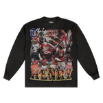 Thierry Henry Classic Long Sleeved Tee - Greazy Tees