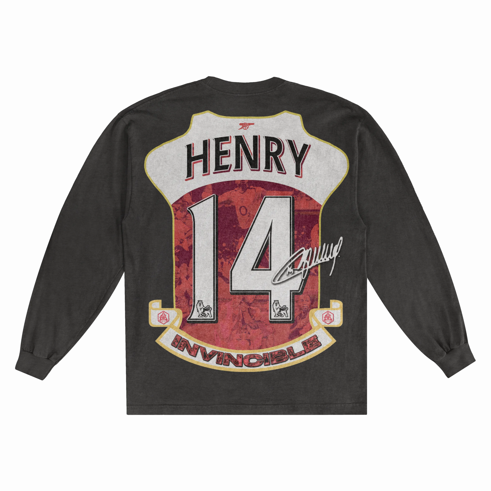 Thierry Henry Classic Long Sleeved Tee - Greazy Tees