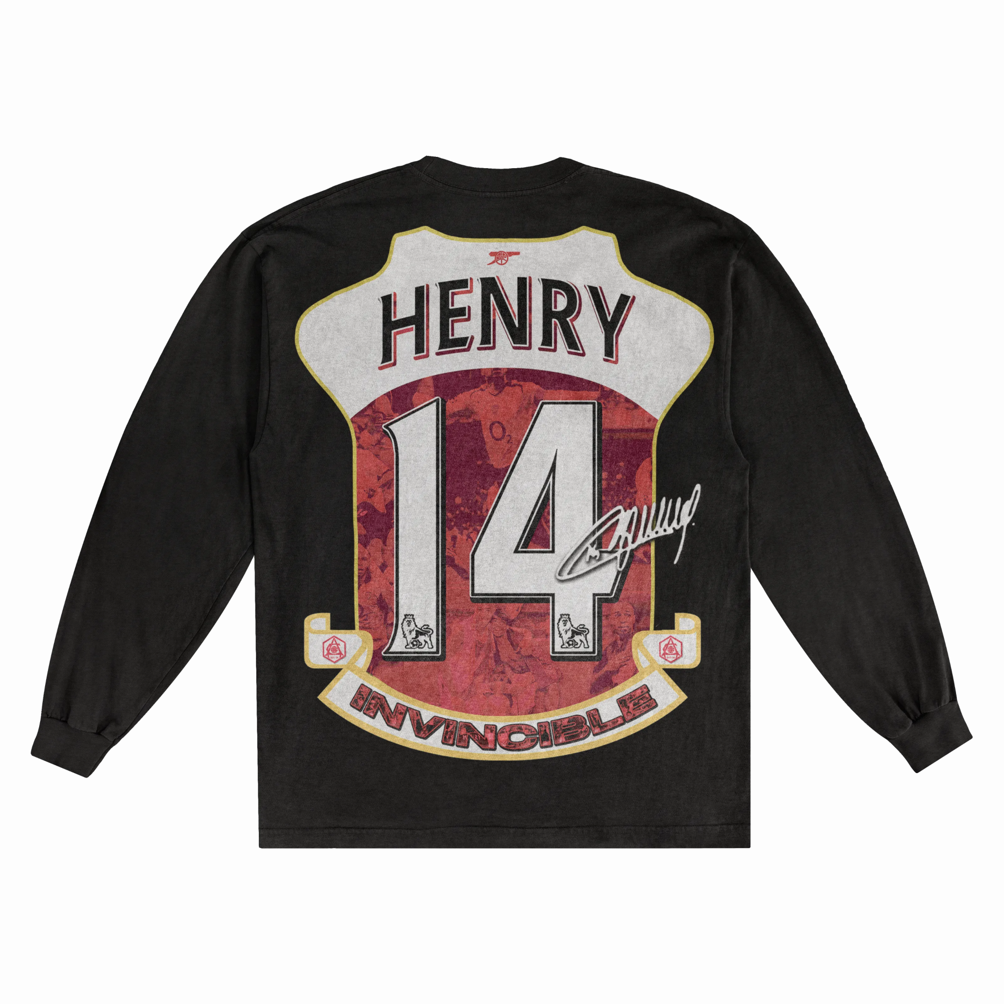 Thierry Henry Classic Long Sleeved Tee - Greazy Tees
