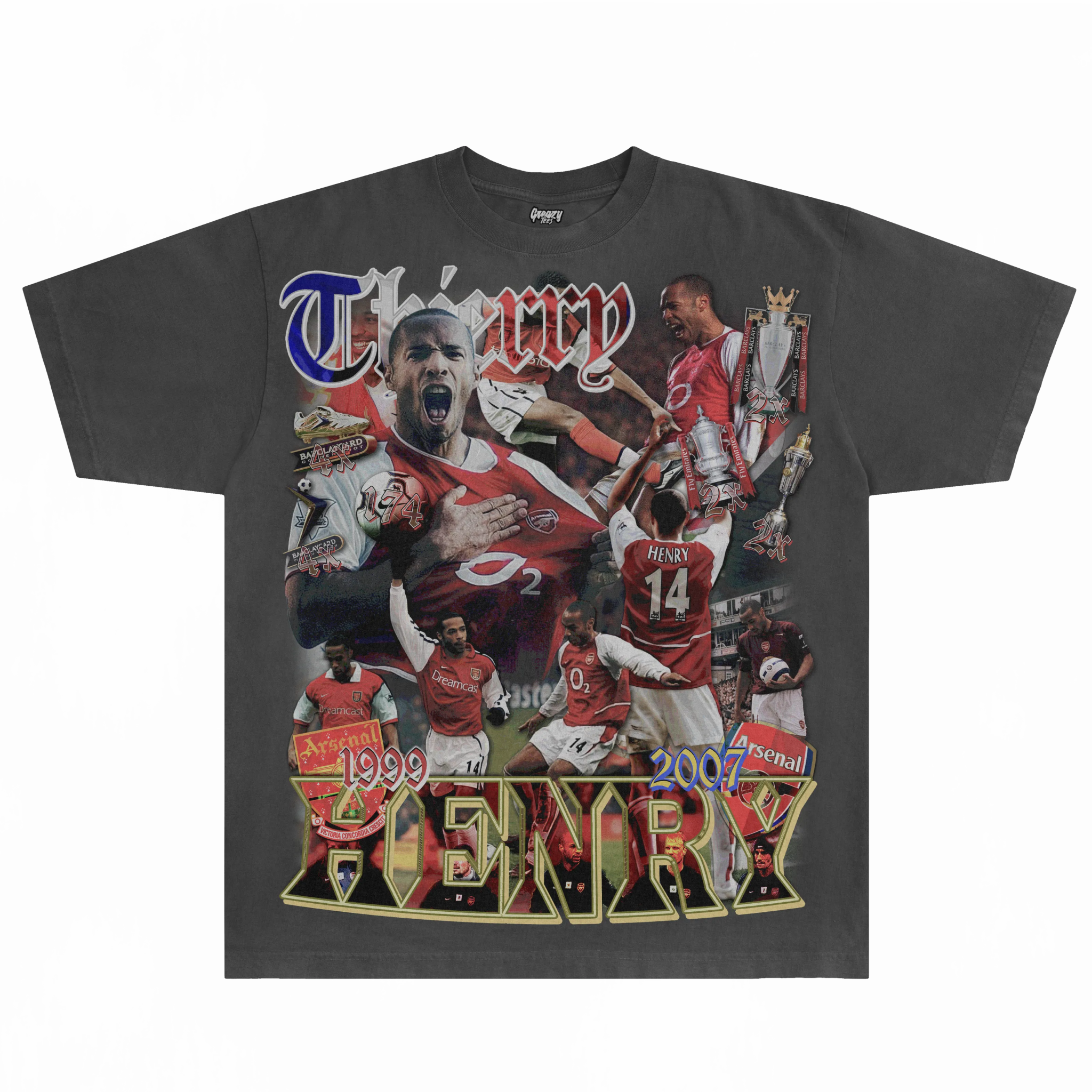 Thierry Henry Classic Tee - Greazy Tees