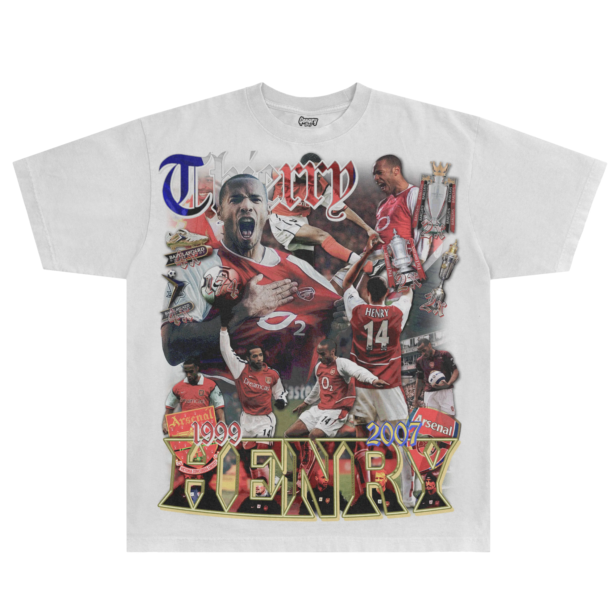 Thierry Henry Classic Tee - Greazy Tees