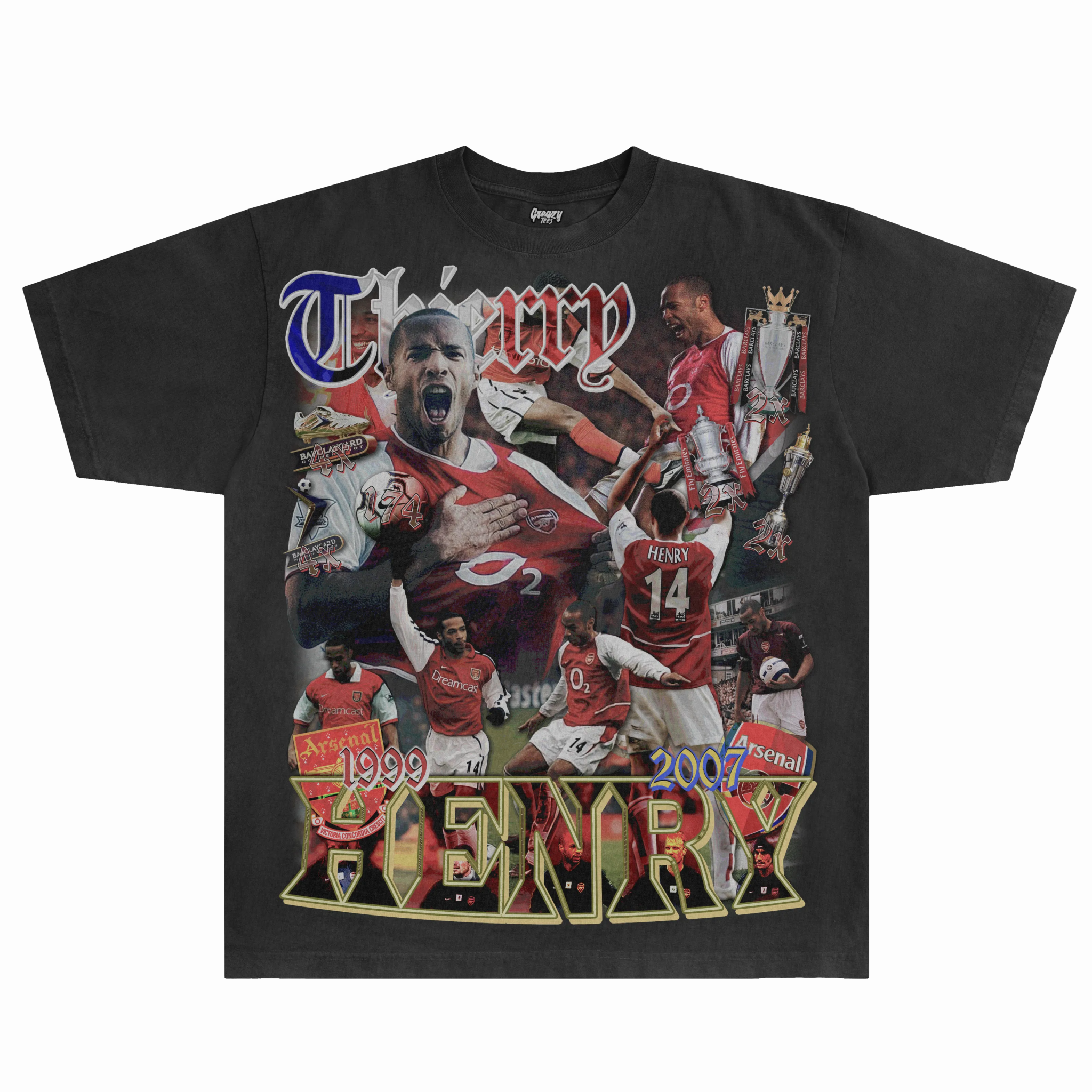 Thierry Henry Classic Tee - Greazy Tees