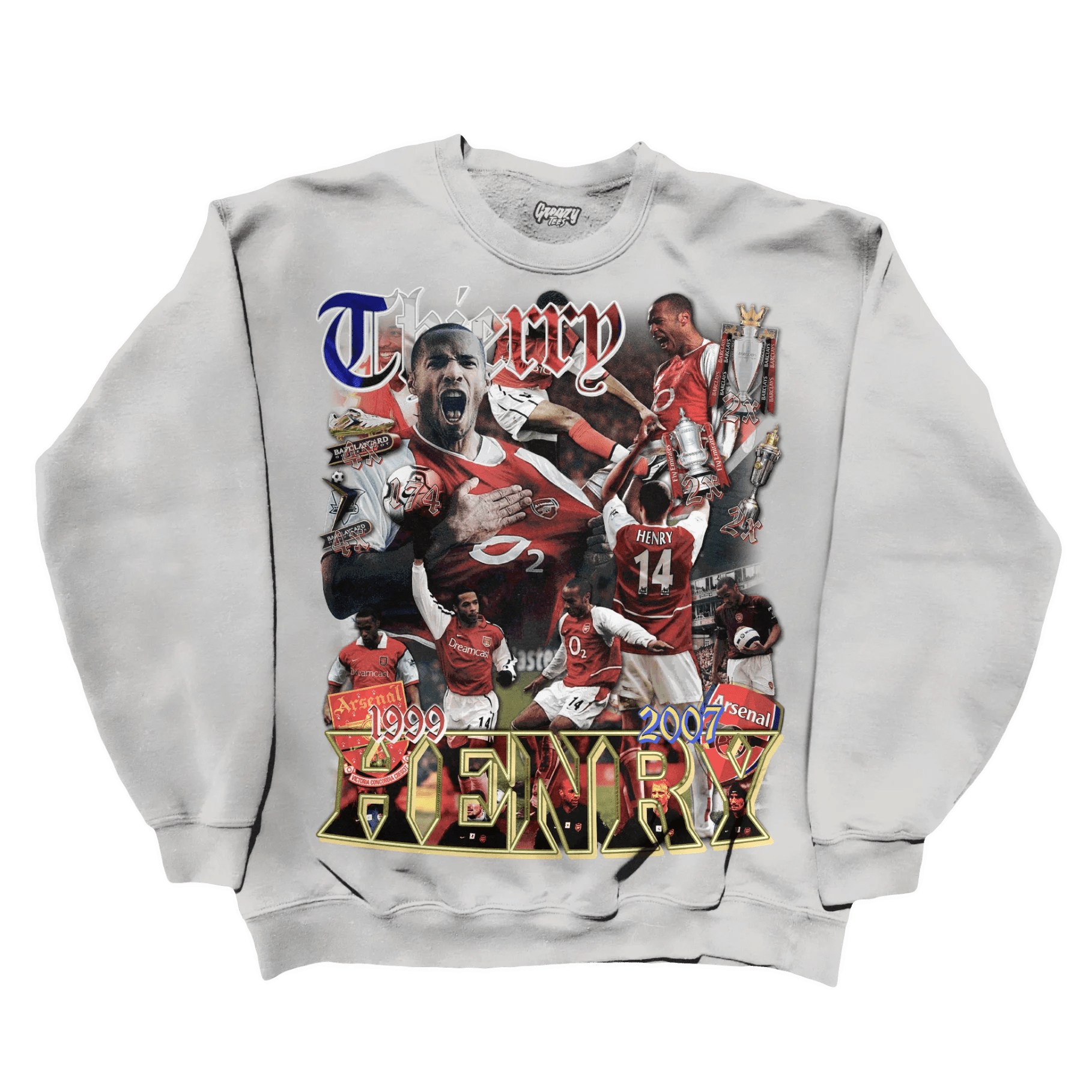 Thierry Henry Sweatshirt - Greazy Tees