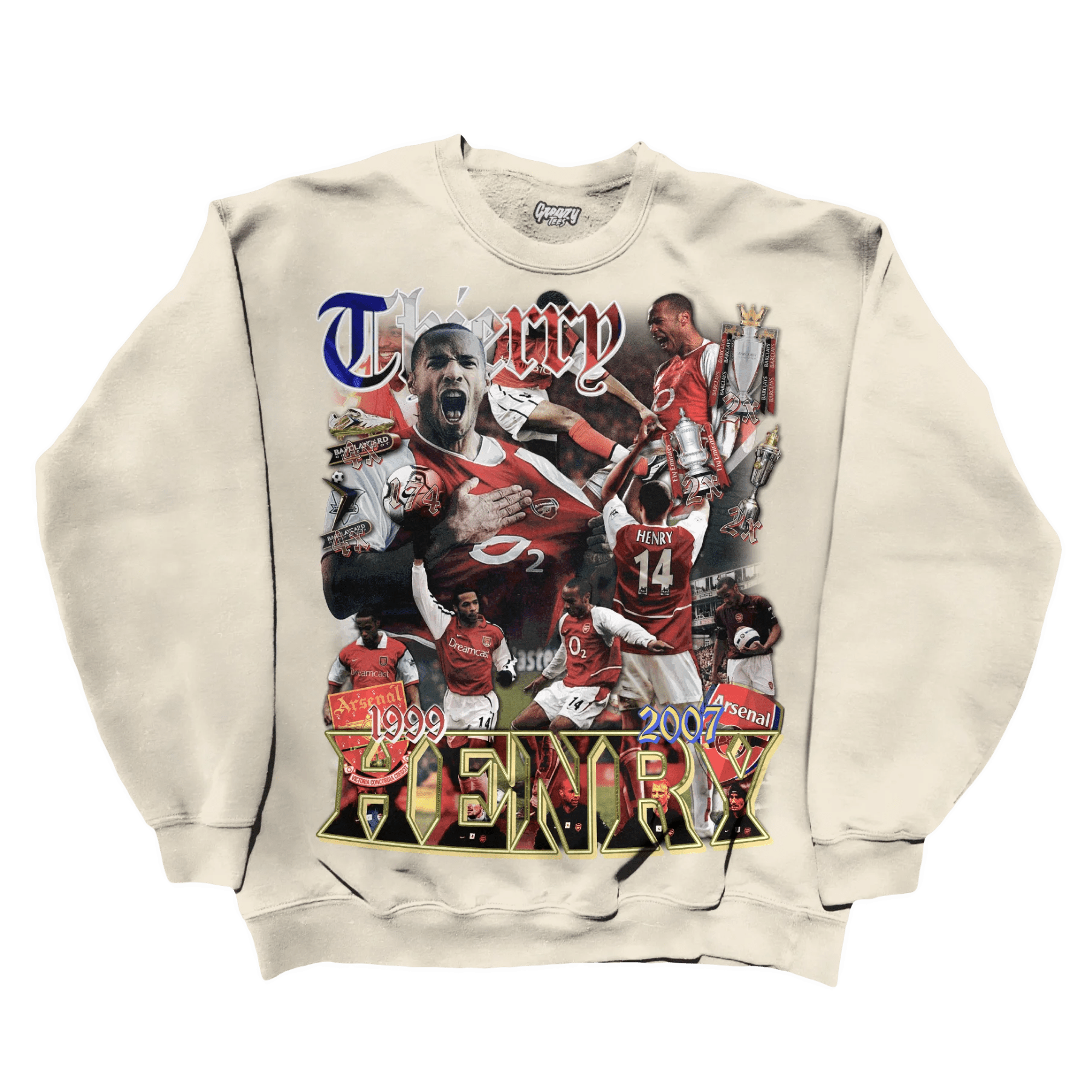 Thierry Henry Sweatshirt - Greazy Tees