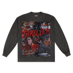 Thriller Long Sleeved Tee - Greazy Tees