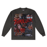 Thriller Long Sleeved Tee - Greazy Tees