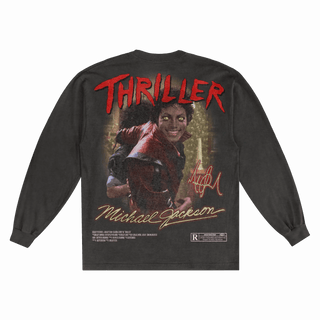 Thriller Long Sleeved Tee - Greazy Tees