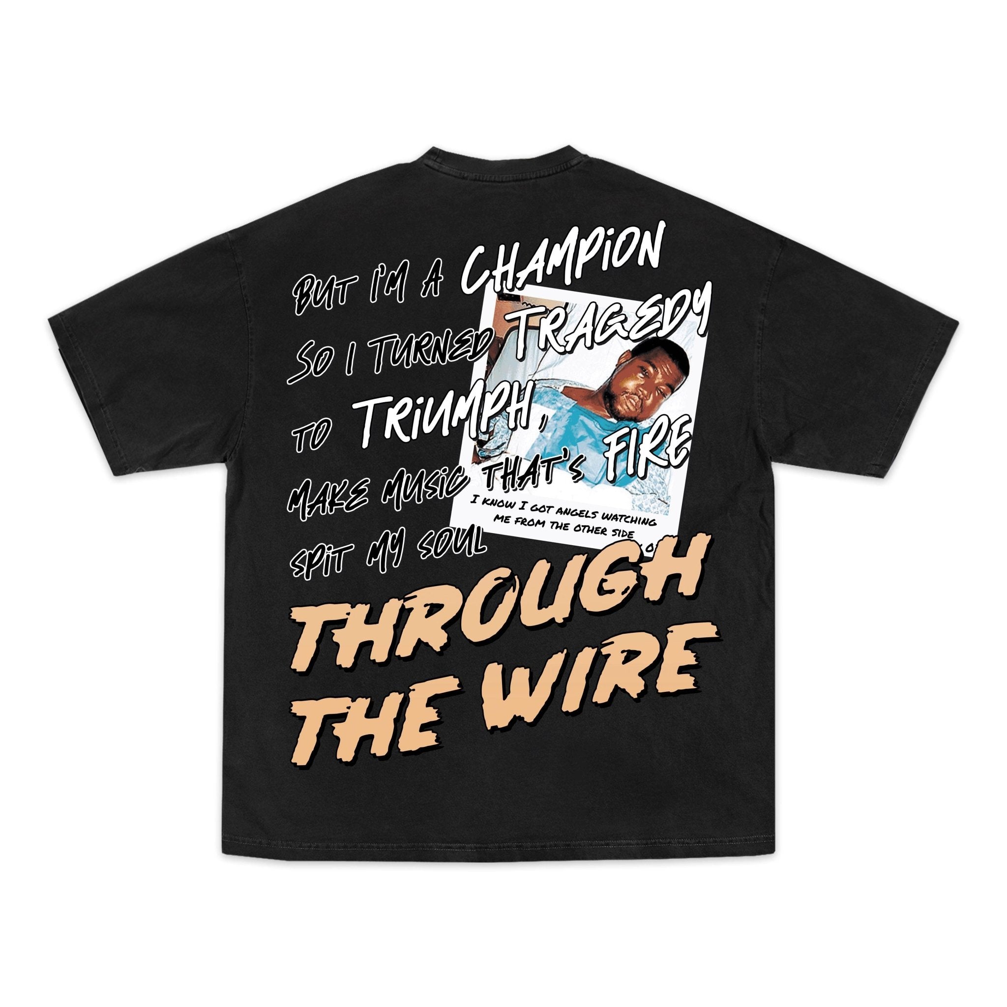 Through The Wire Tee - Greazy Tees