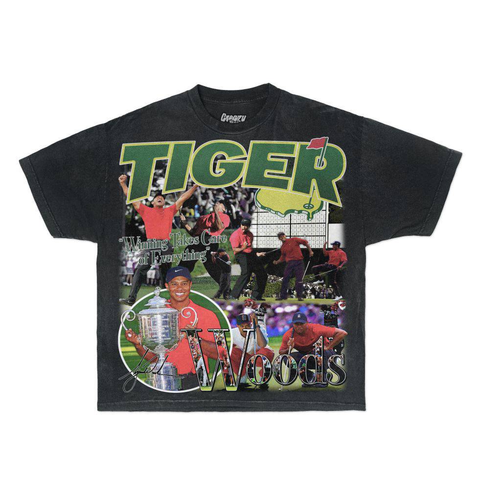 Tiger Woods Tee - Greazy Tees