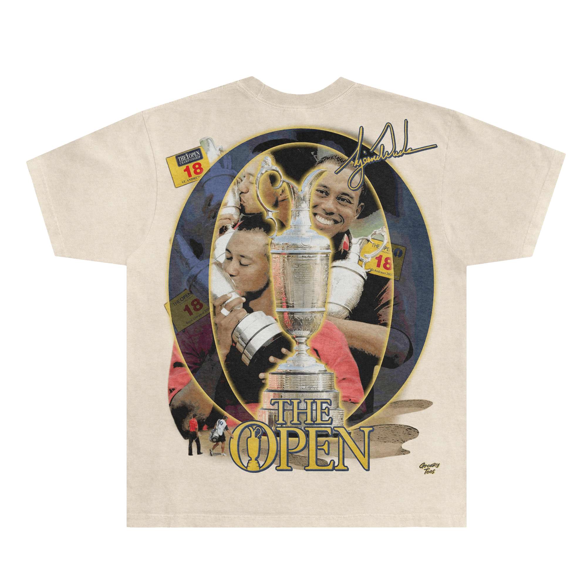 Tiger Woods The Open Tee - Greazy Tees