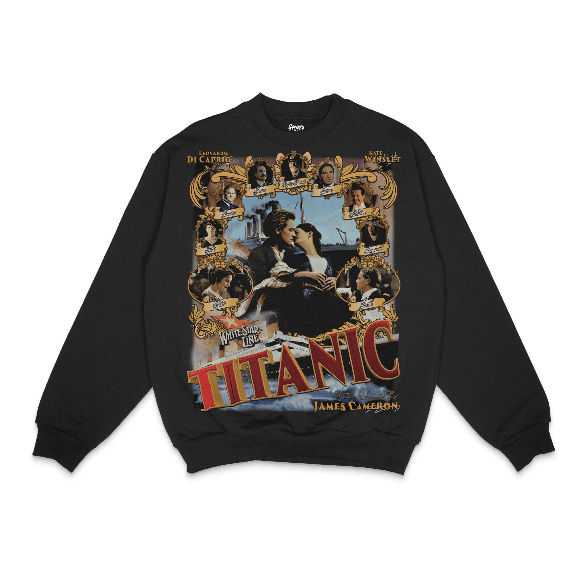 Titanic Crewneck Sweatshirt - Greazy Tees