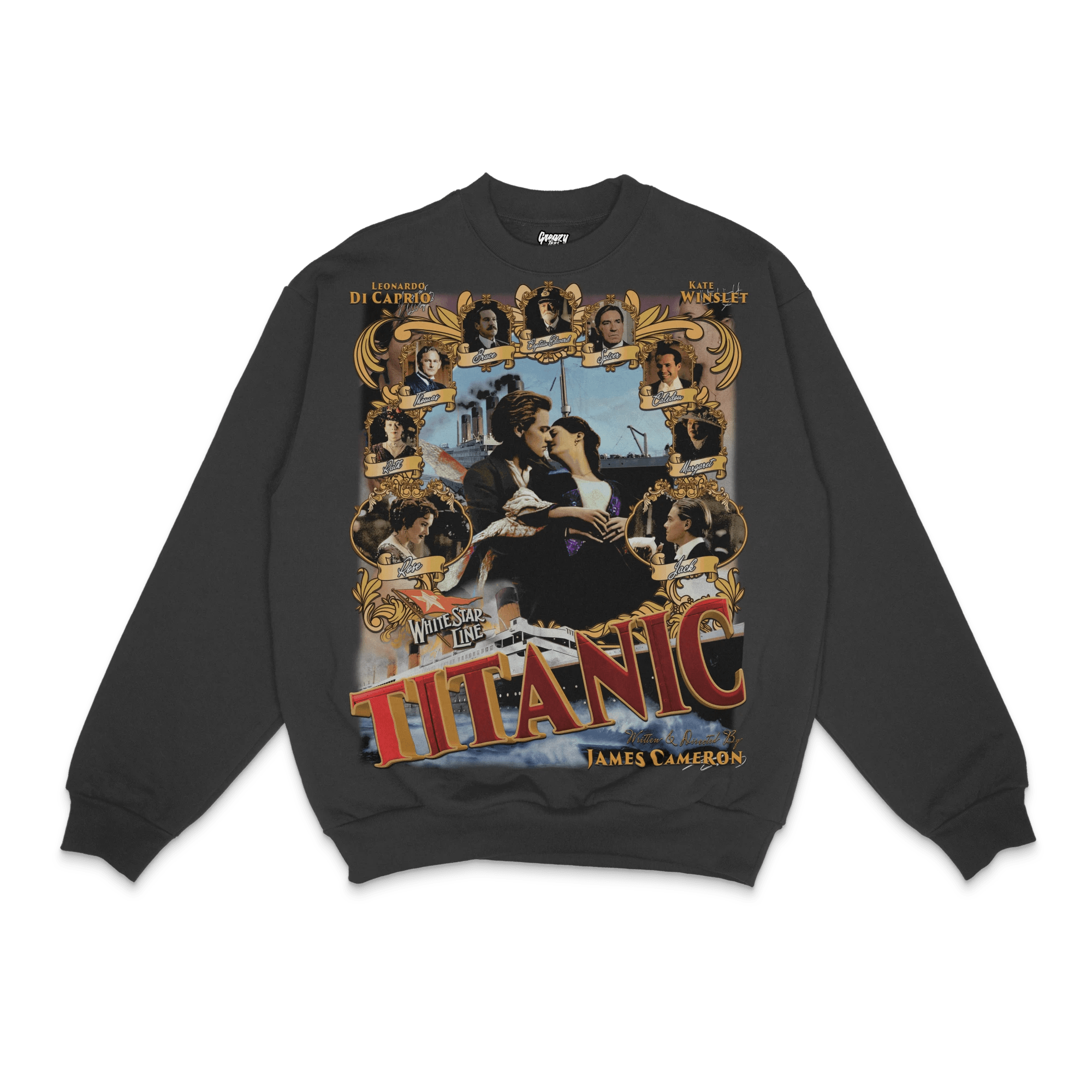 Titanic Crewneck Sweatshirt - Greazy Tees