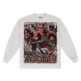 Wayne Rooney '07/08 Long Sleeved Tee - Greazy Tees