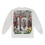 Wayne Rooney '07/08 Long Sleeved Tee - Greazy Tees