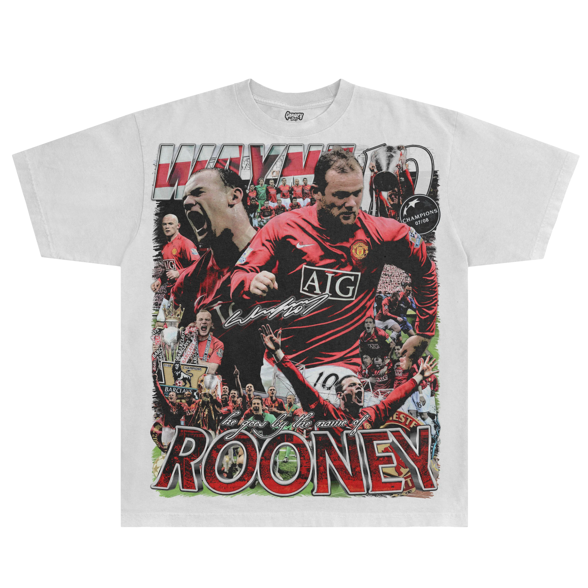 Wayne Rooney '07/08 Tee - Greazy Tees