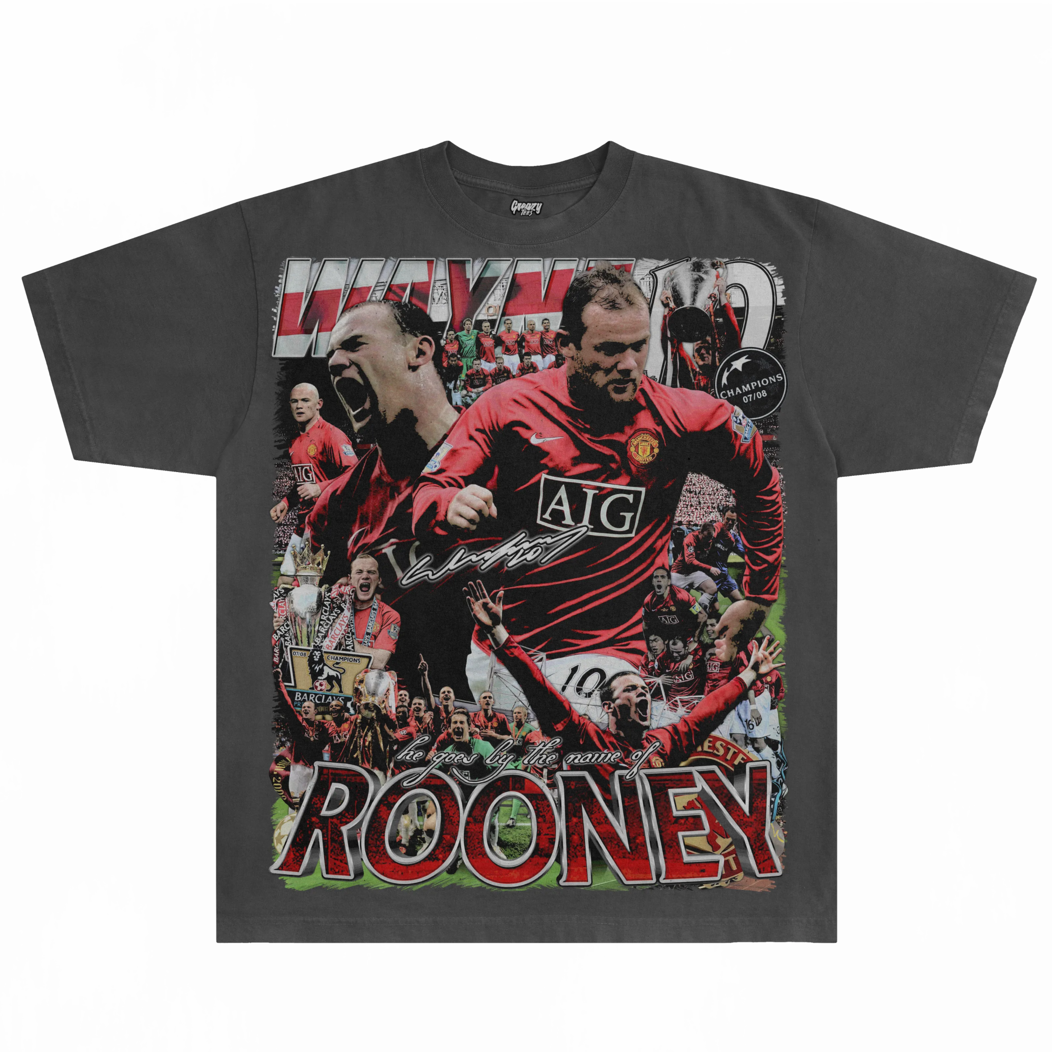 Wayne Rooney '07/08 Tee - Greazy Tees
