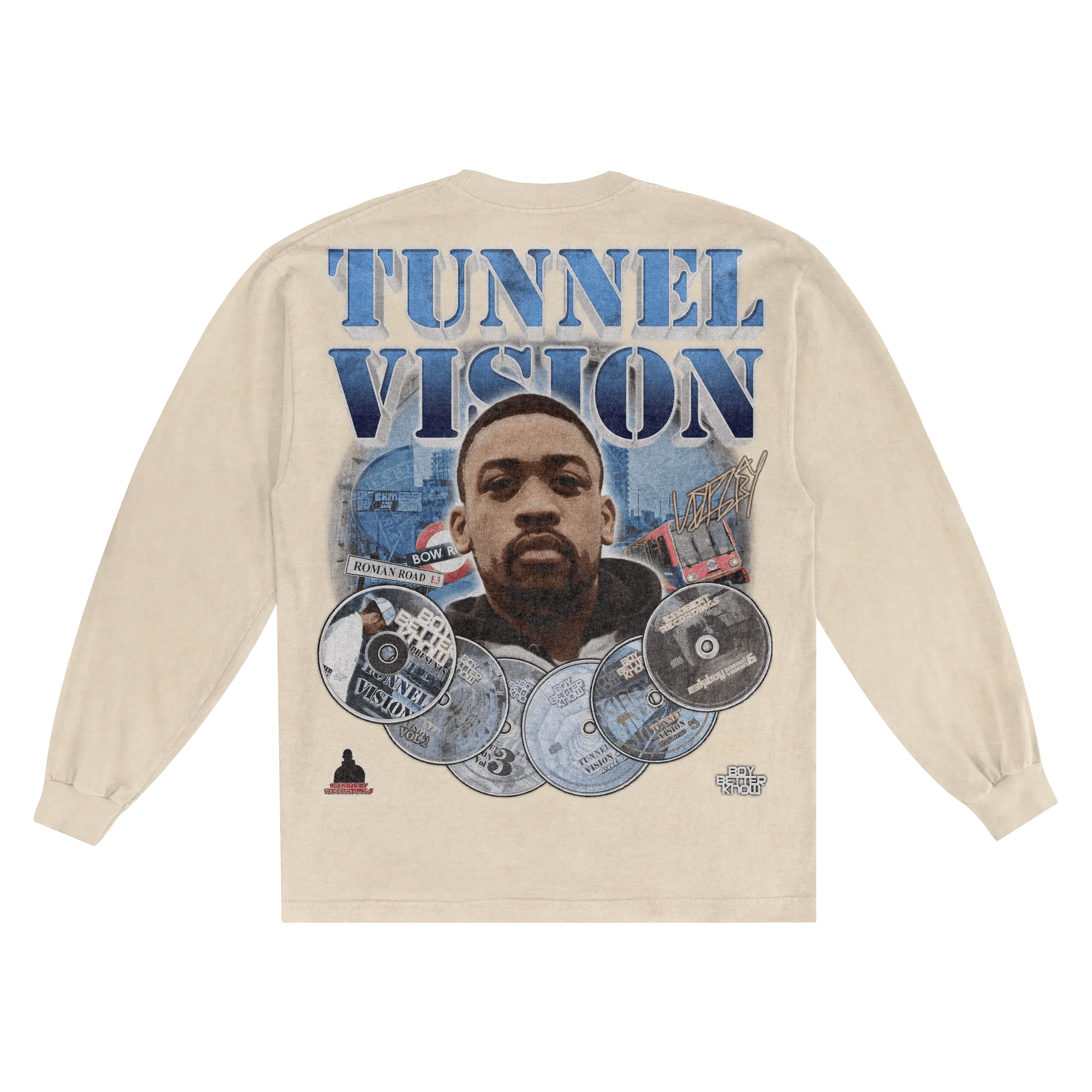 Wiley Tunnel Vision Long Sleeved Tee - Greazy Tees