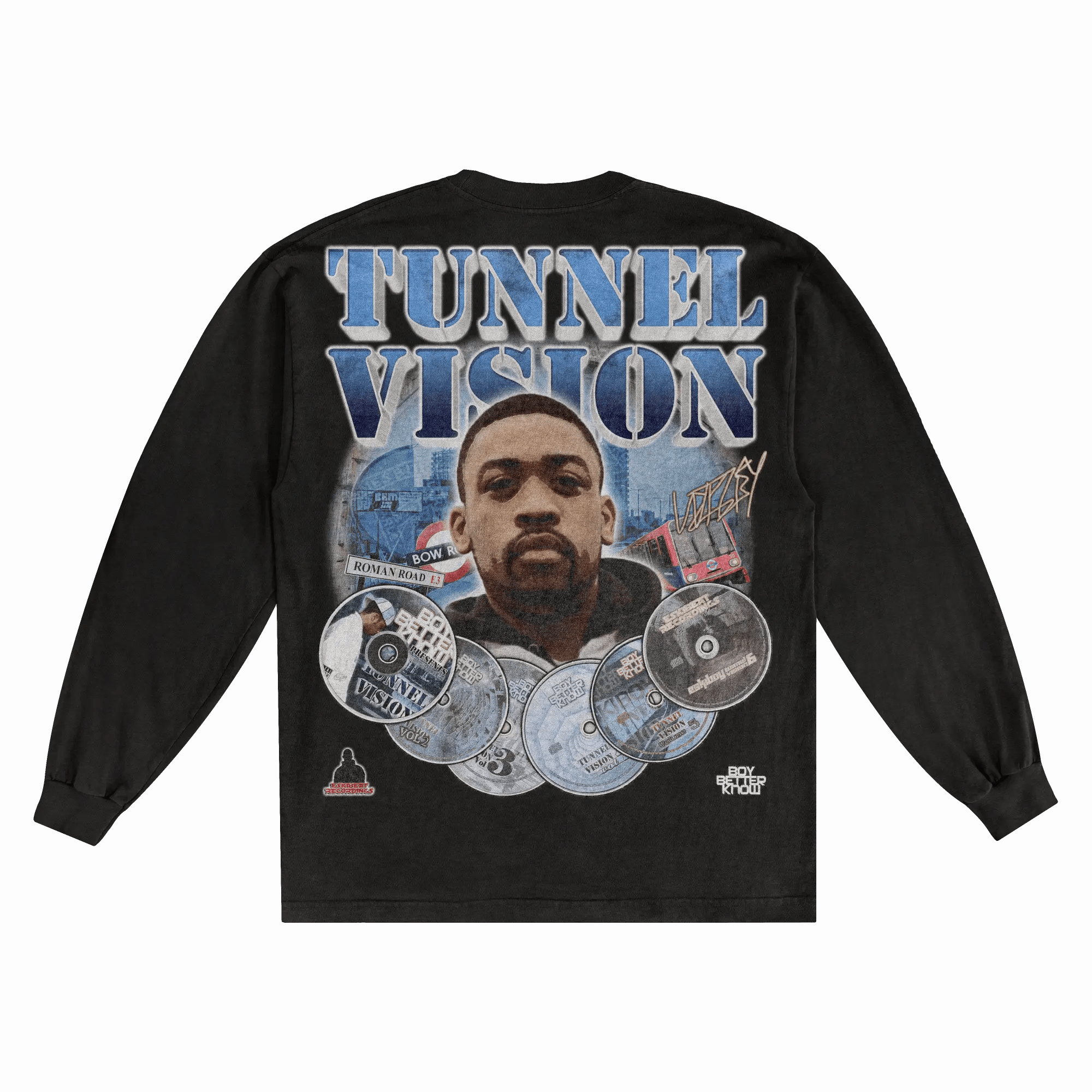 Wiley Tunnel Vision Long Sleeved Tee - Greazy Tees