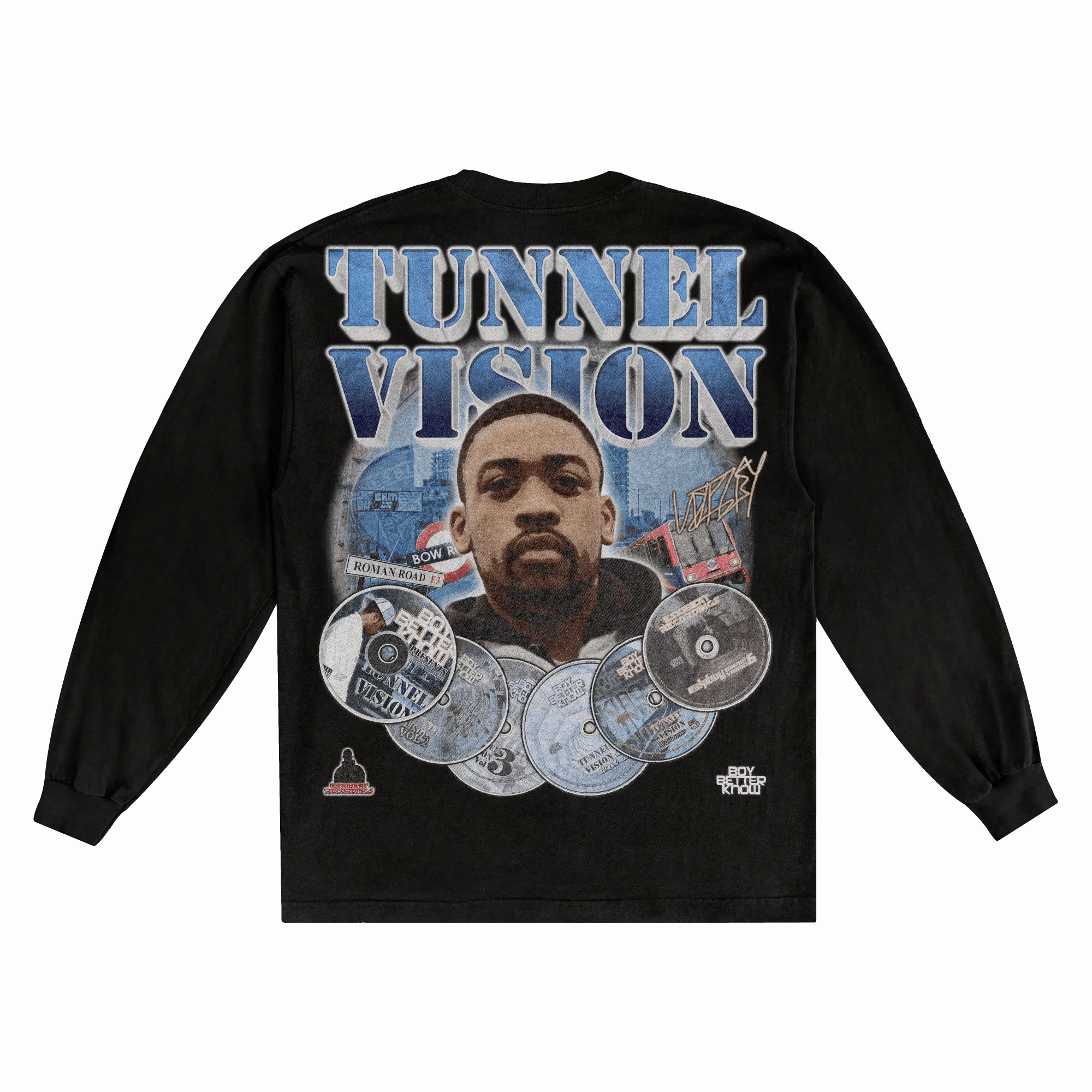 Wiley Tunnel Vision Long Sleeved Tee - Greazy Tees
