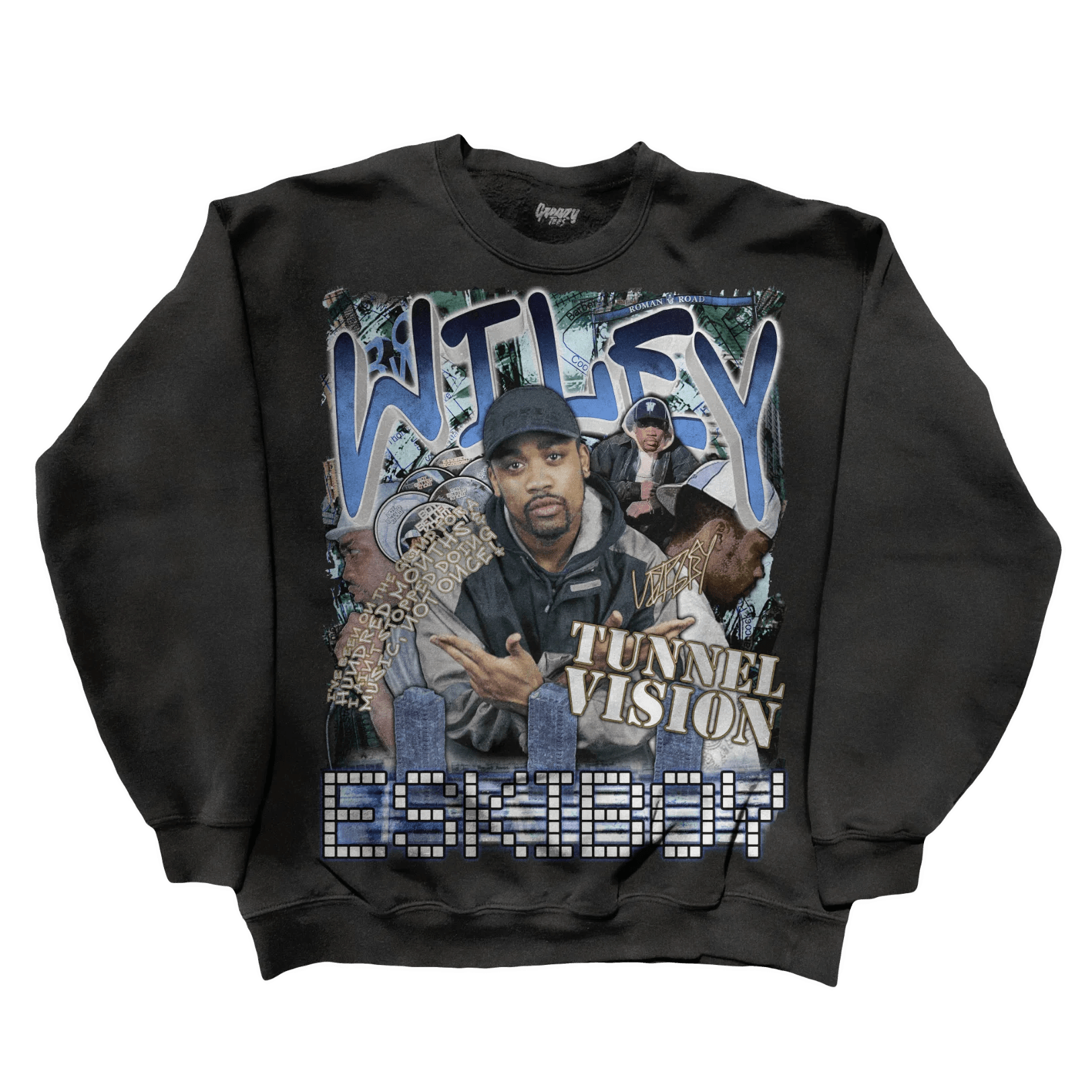 Wiley Tunnel Vision Sweatshirt - Greazy Tees