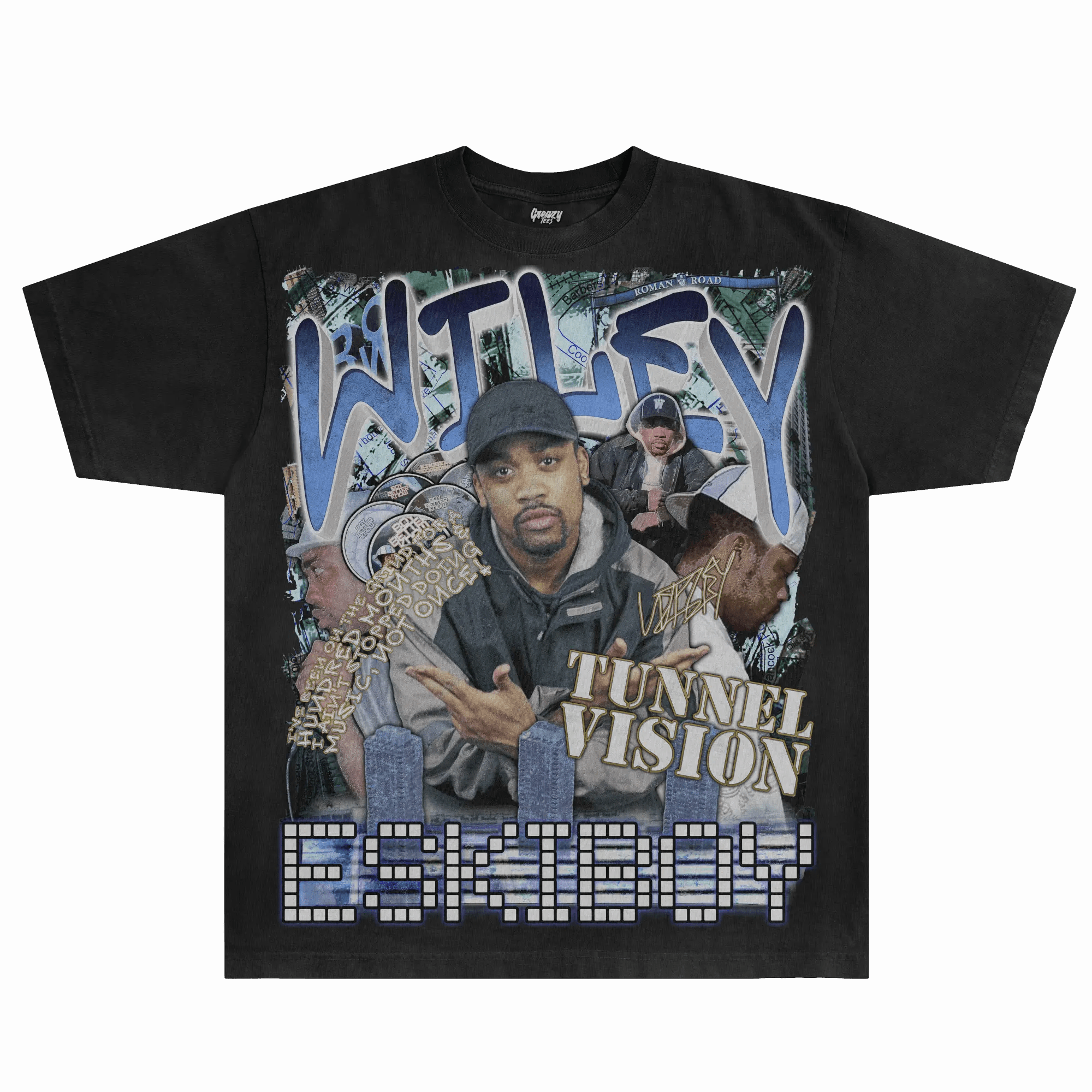 Wiley Tunnel Vision Tee - Greazy Tees