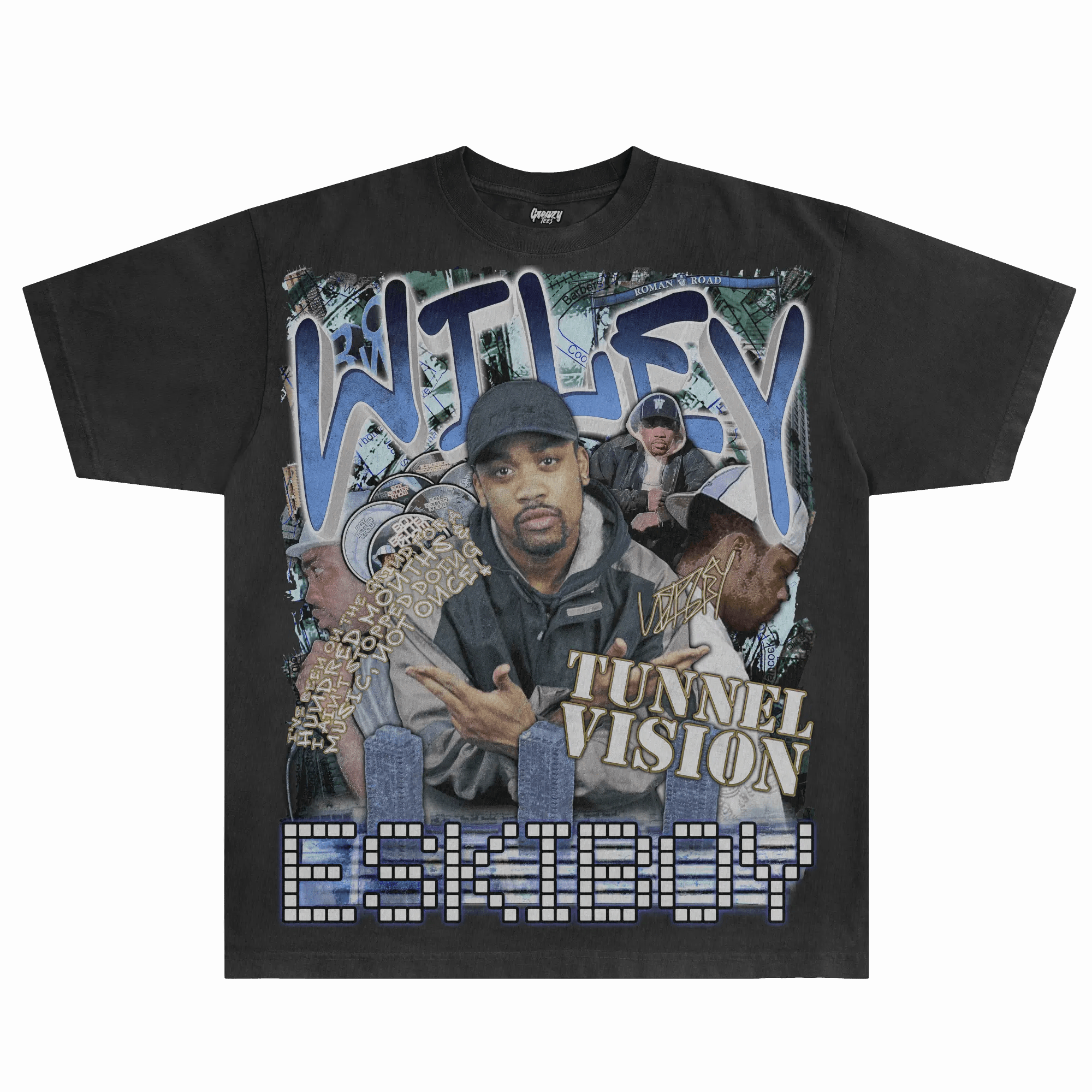 Wiley Tunnel Vision Tee - Greazy Tees