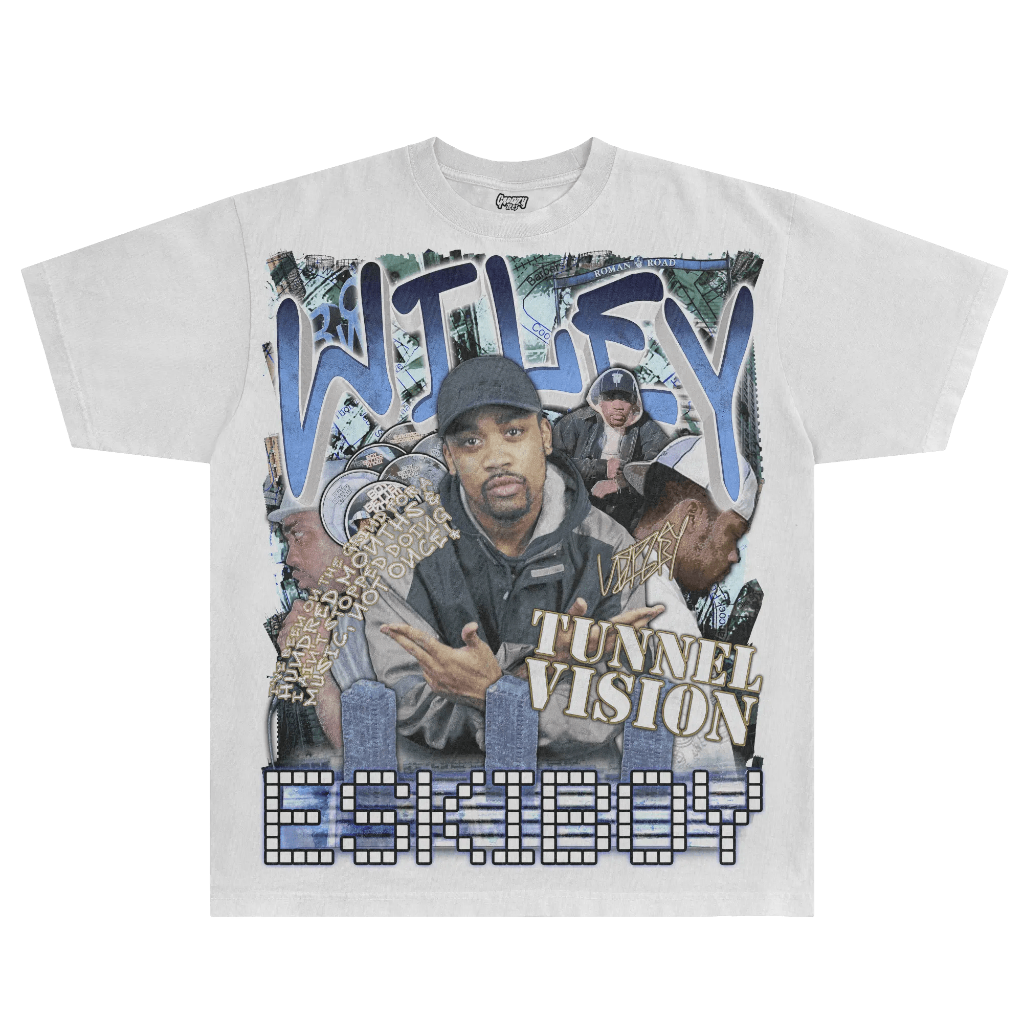 Wiley Tunnel Vision Tee - Greazy Tees