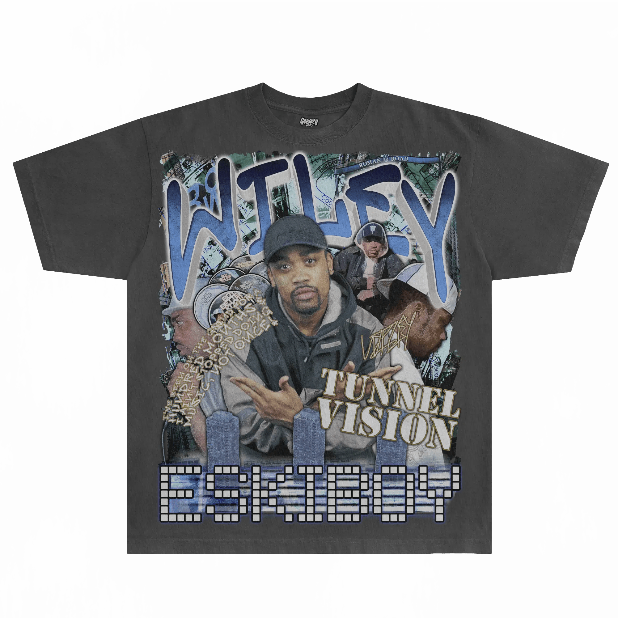 Wiley Tunnel Vision Tee - Greazy Tees