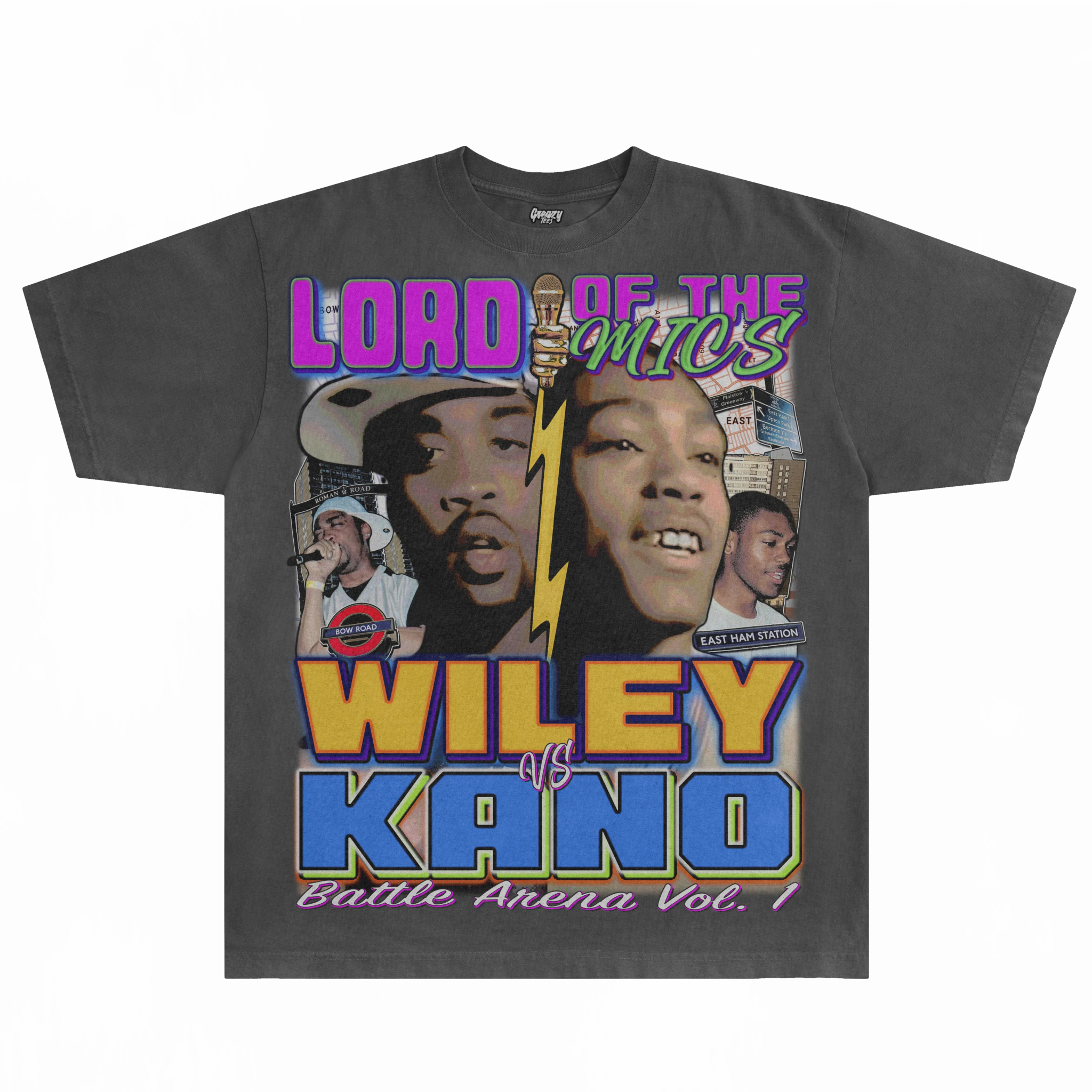 Wiley vs Kano Lord of the Mics Tee - Greazy Tees