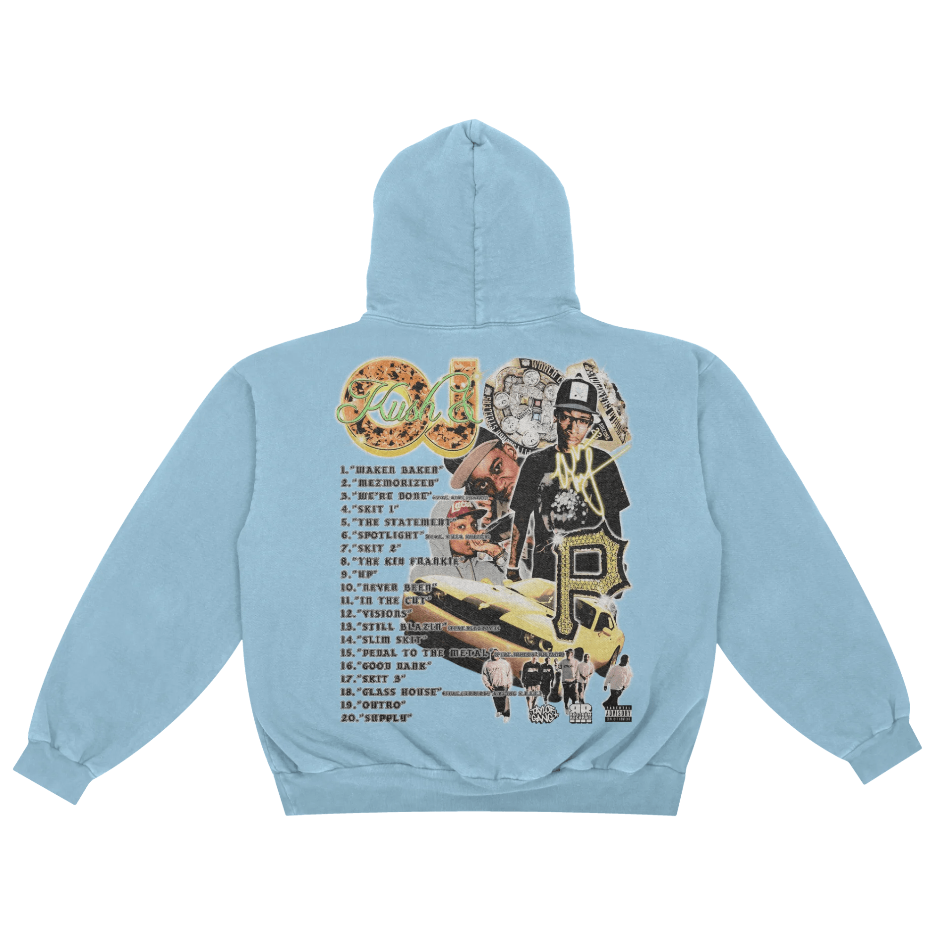 Wiz Khalifa Kush & OJ Hoody - Greazy Tees