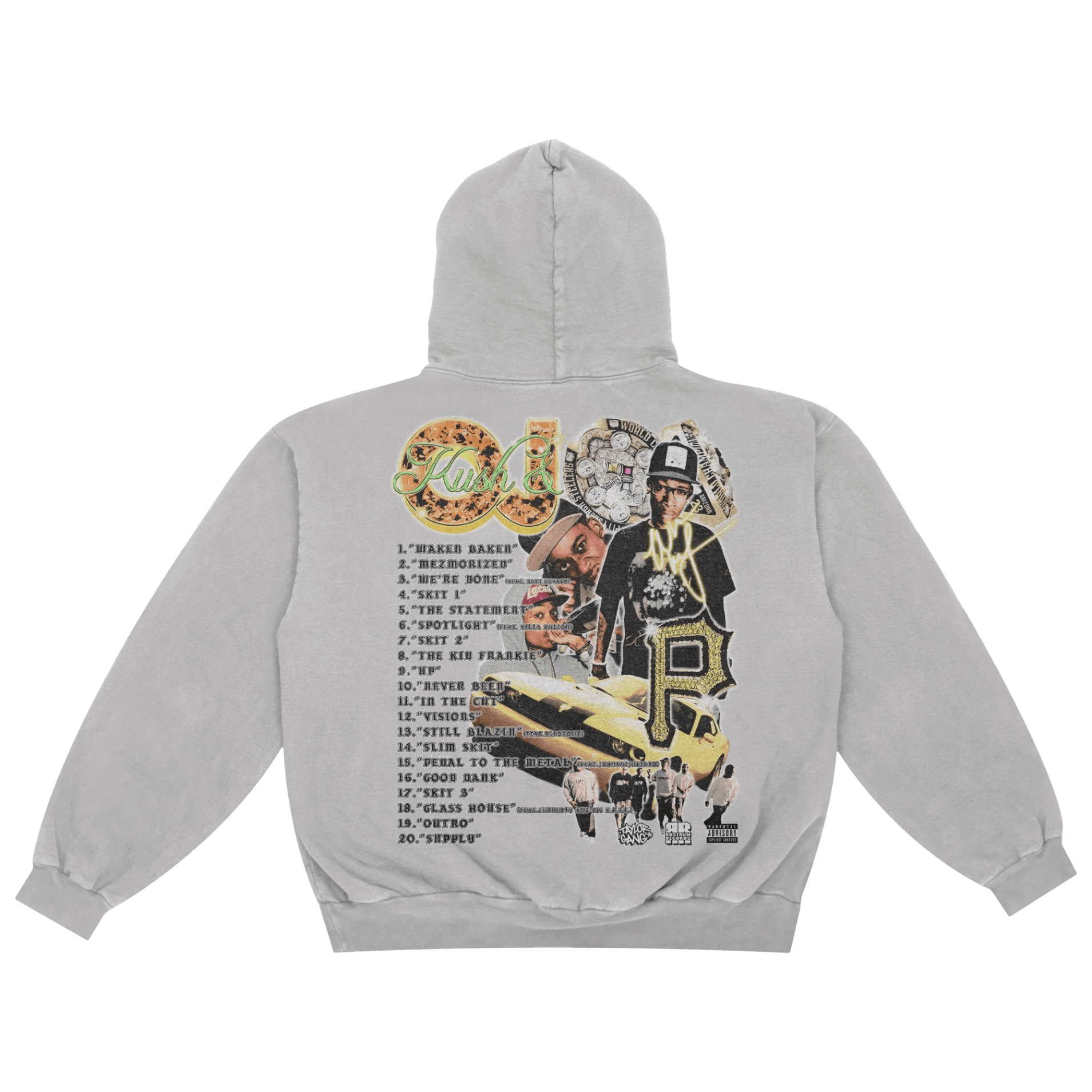 Wiz Khalifa Kush & OJ Hoody - Greazy Tees