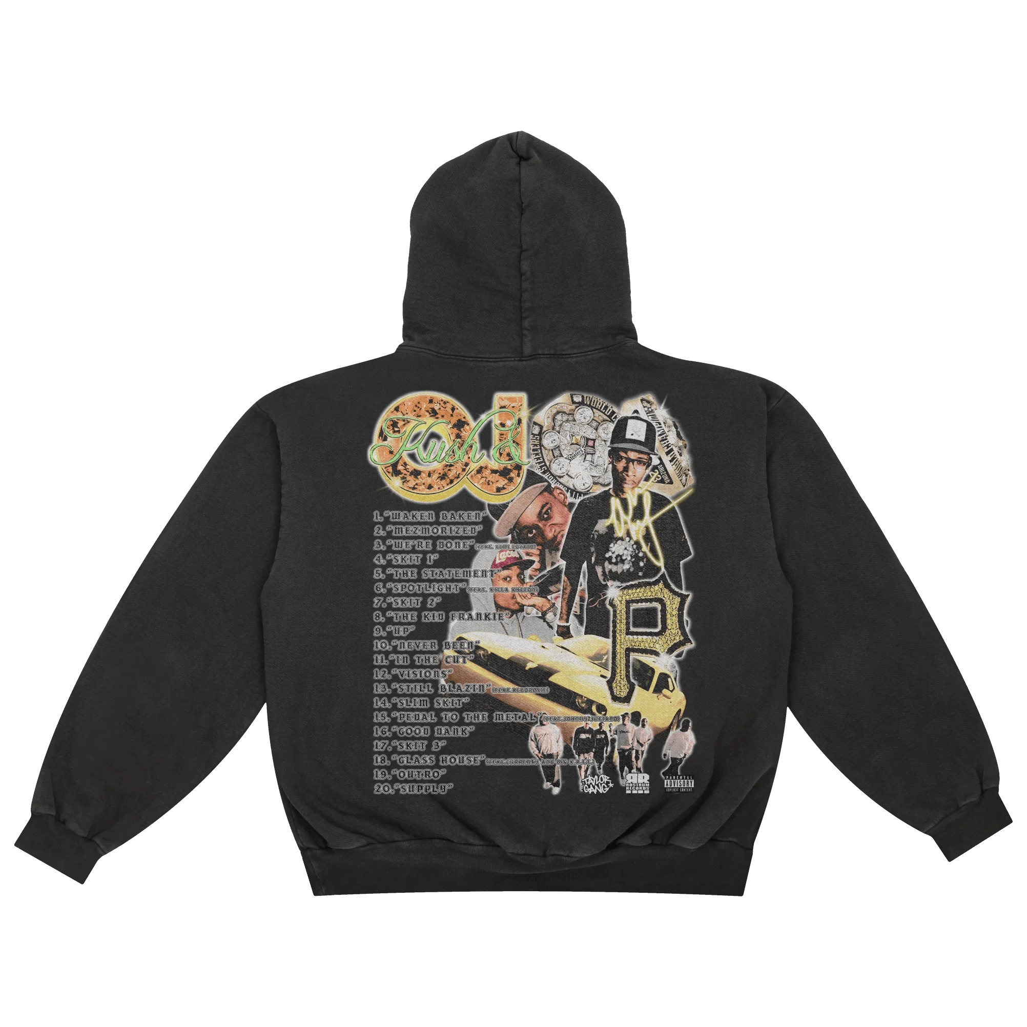 Wiz Khalifa Kush & OJ Hoody - Greazy Tees