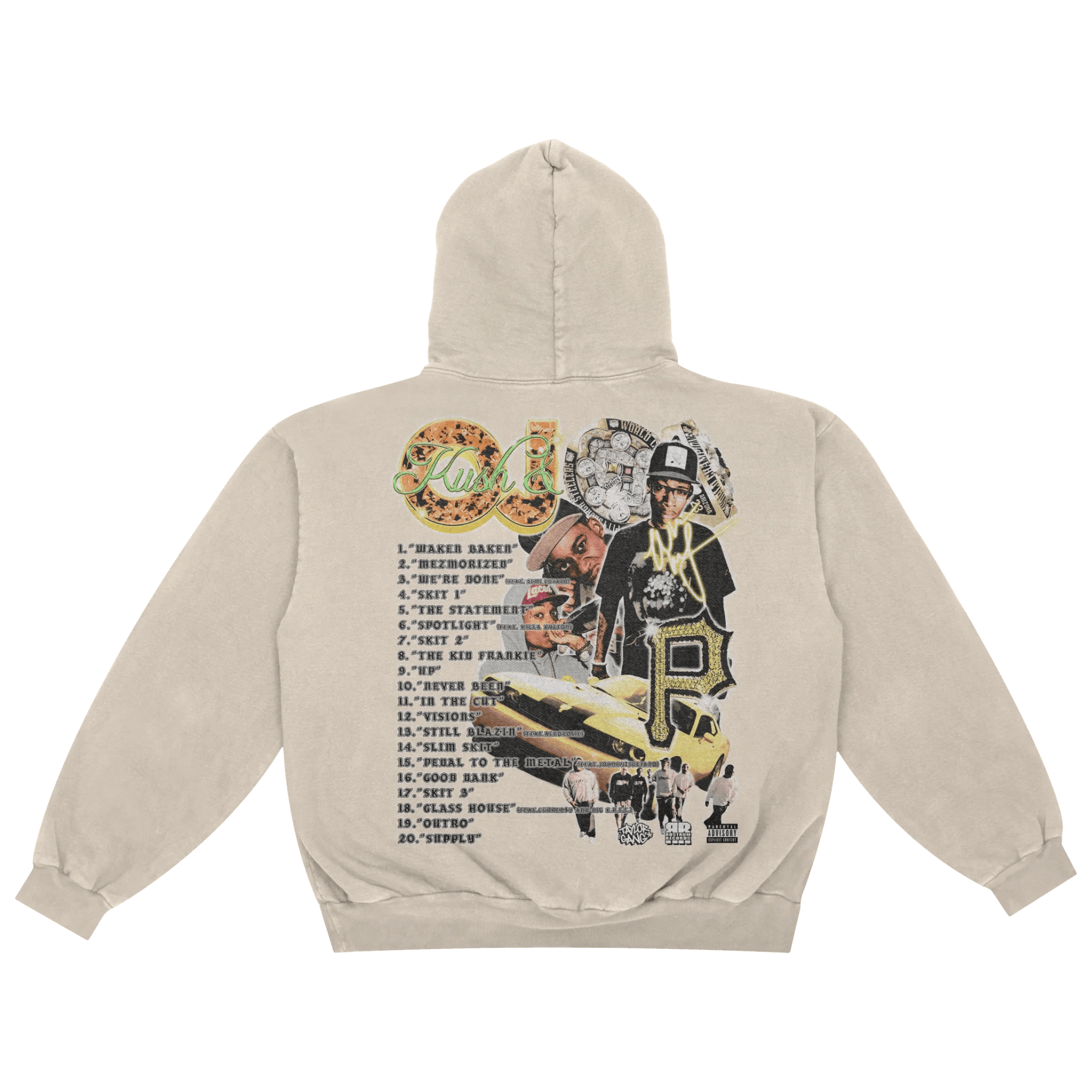 Wiz Khalifa Kush & OJ Hoody - Greazy Tees