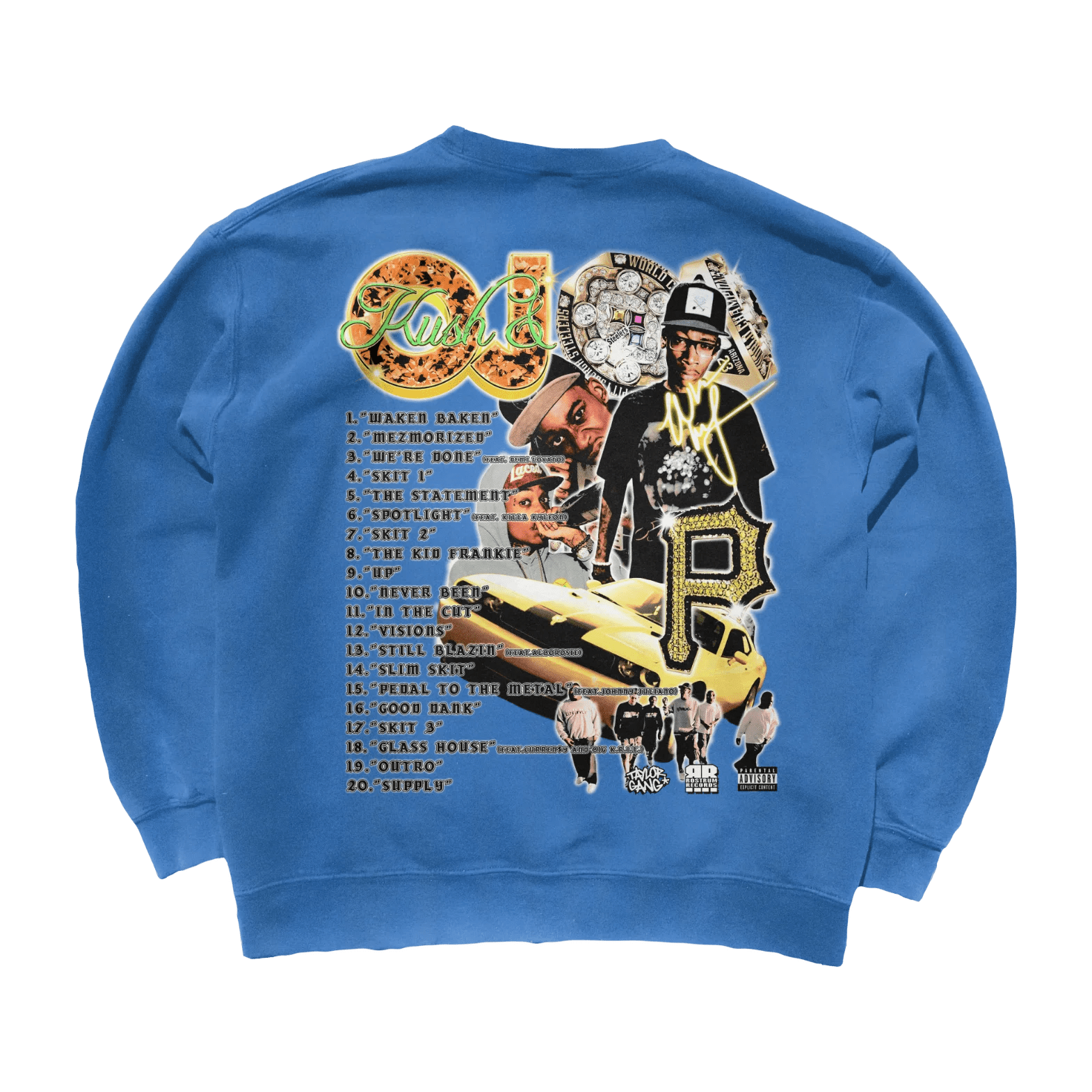 Wiz Khalifa Kush & OJ Sweatshirt - Greazy Tees