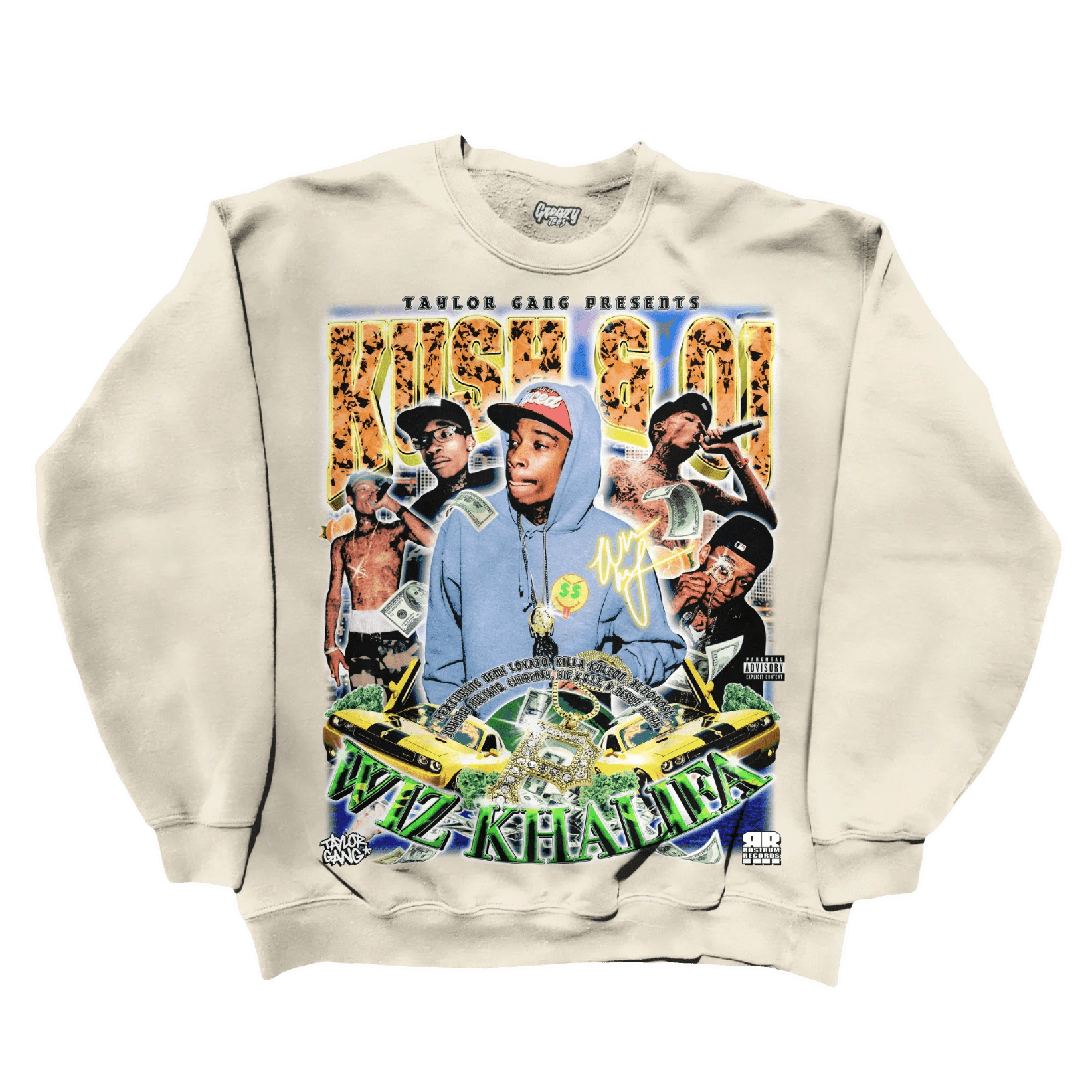 Wiz Khalifa Kush & OJ Sweatshirt - Greazy Tees