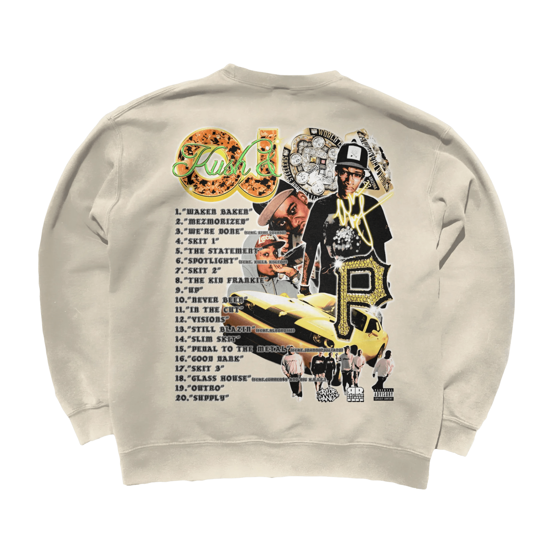 Wiz Khalifa Kush & OJ Sweatshirt - Greazy Tees
