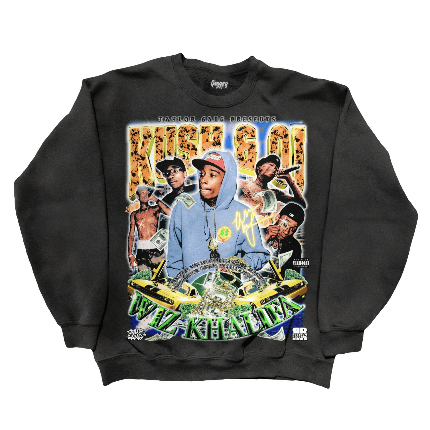 Wiz Khalifa Kush & OJ Sweatshirt - Greazy Tees